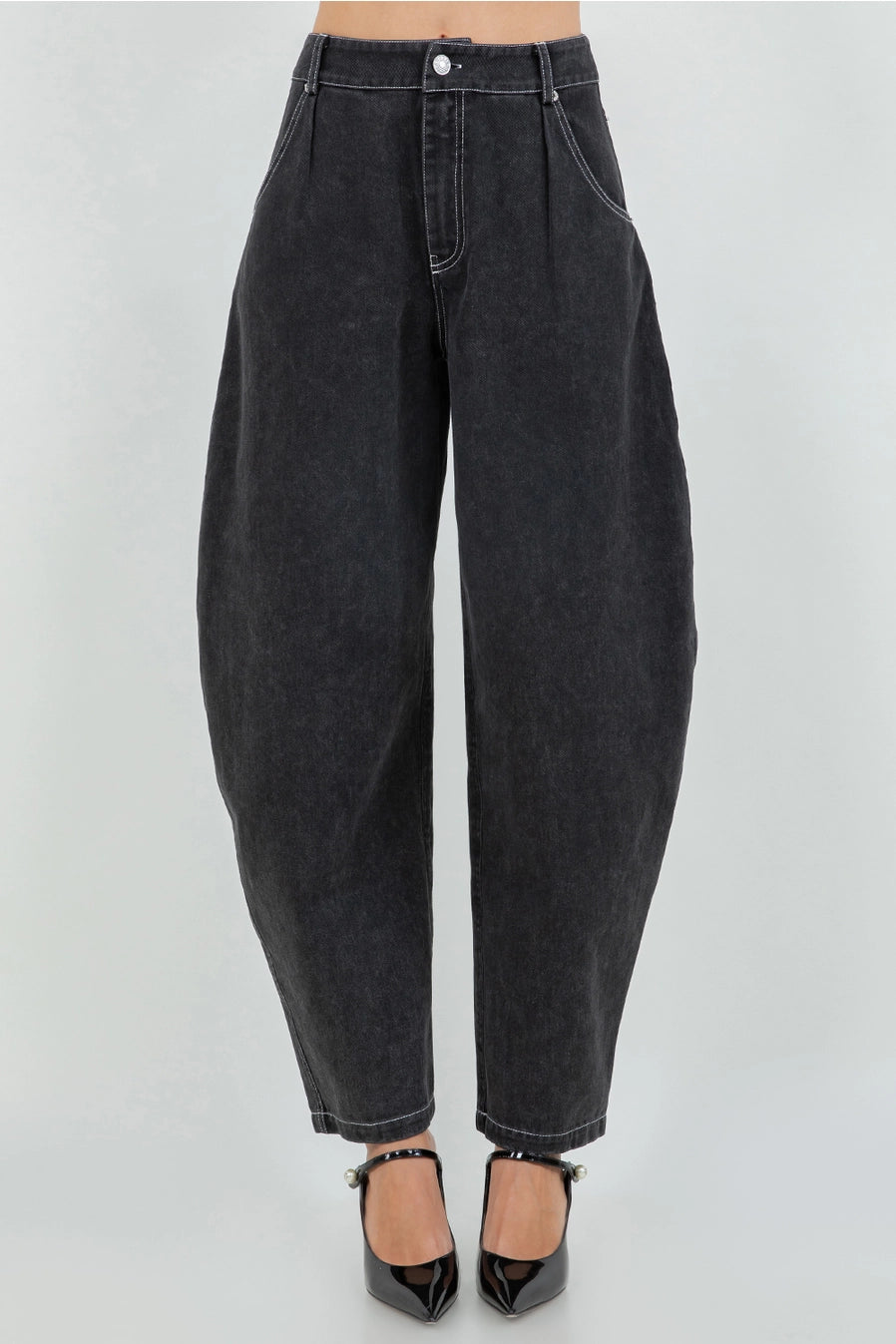 Cotton Barrel Pant