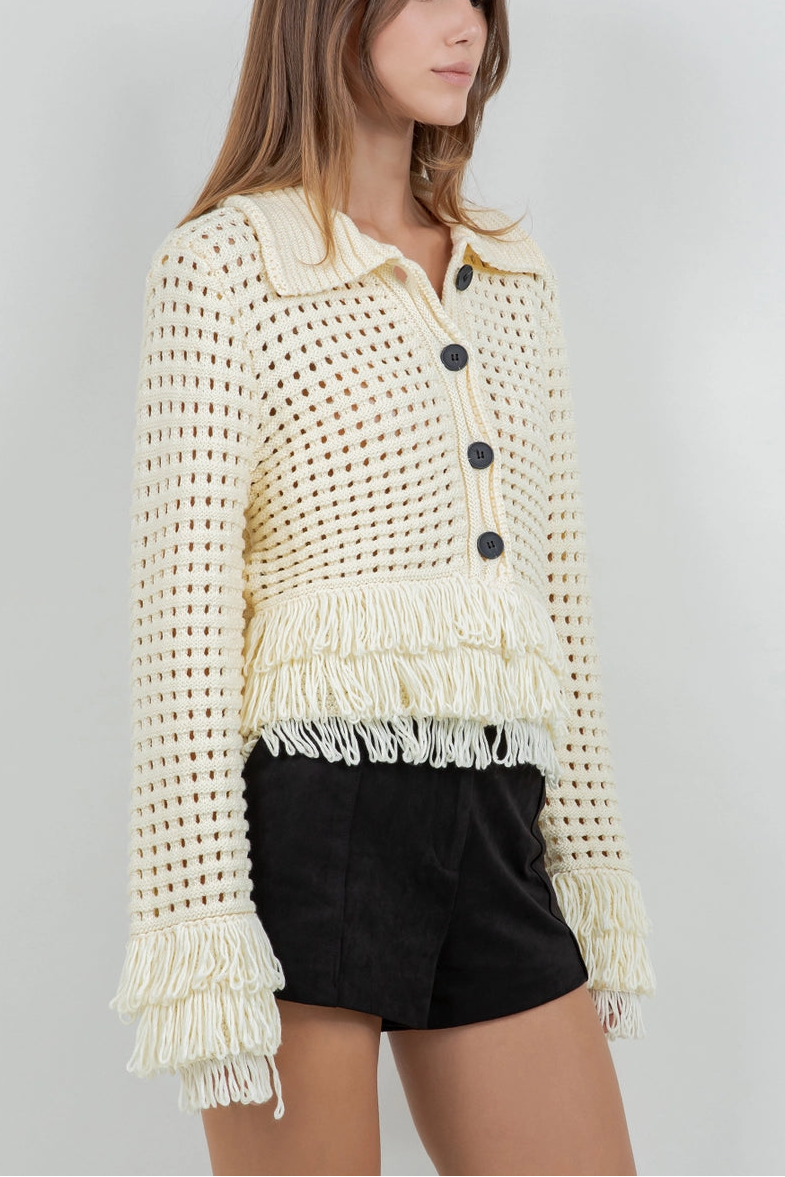 Lemon Knit Top