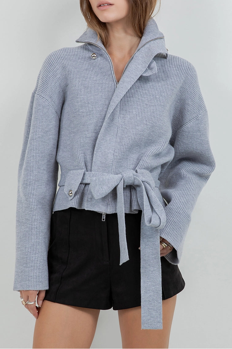 SCULPTED KNIT JACKET