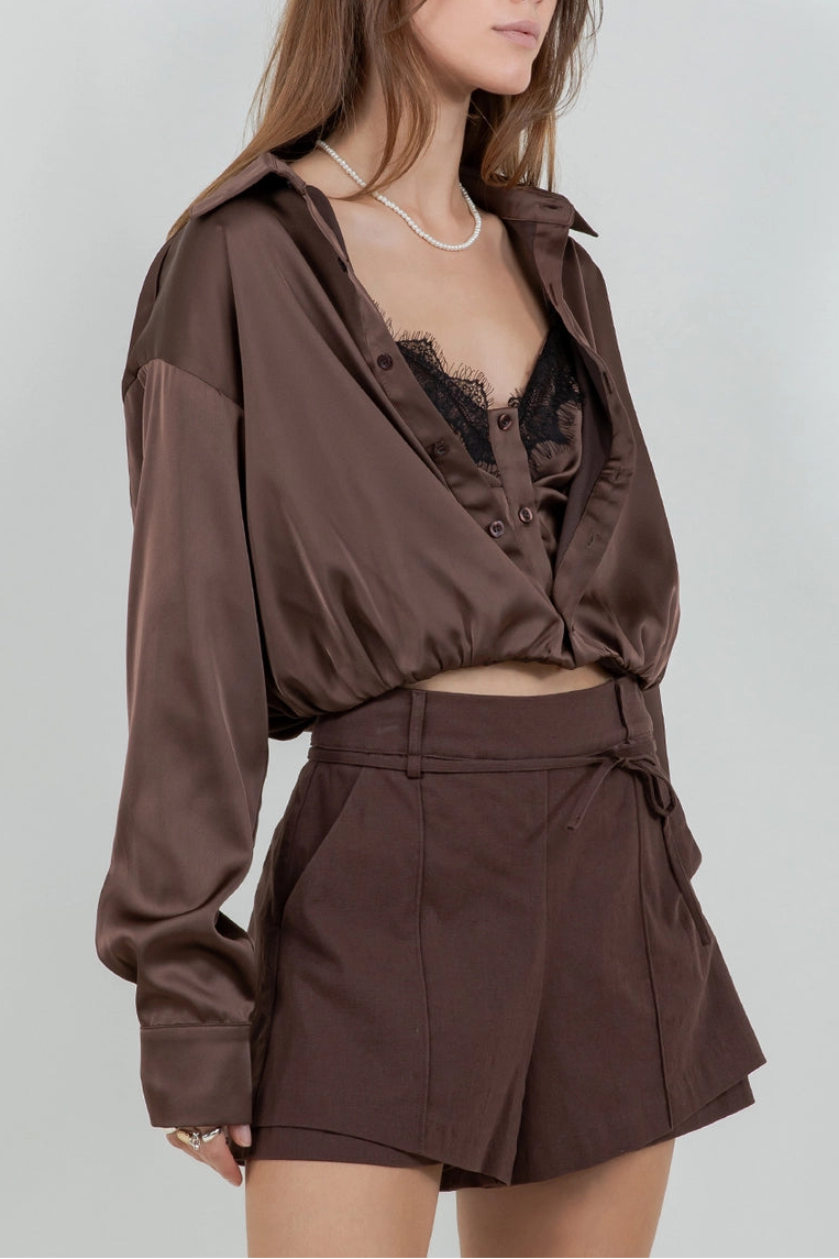 ESPRESSO MARTINI SATIN TOP