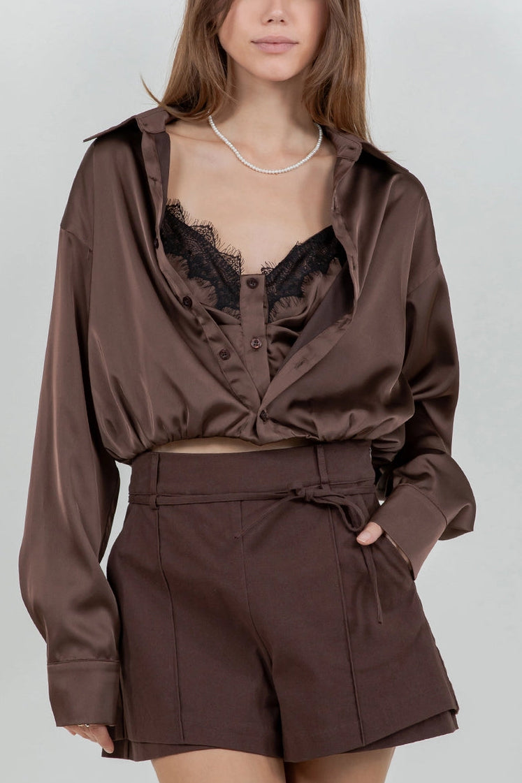 ESPRESSO MARTINI SATIN TOP