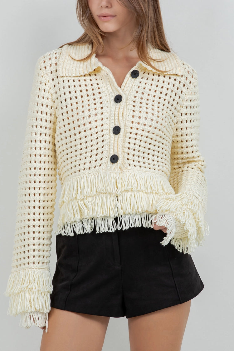 Lemon Knit Top