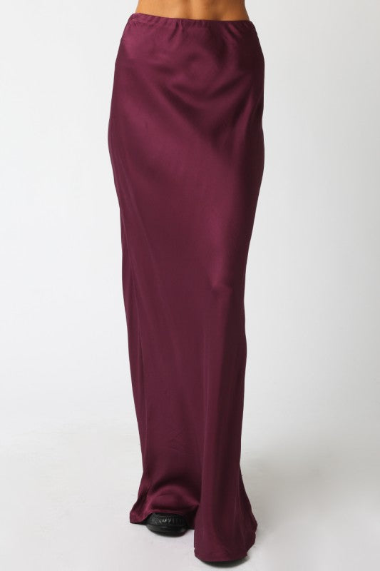 SANGRIA SATIN SKIRT