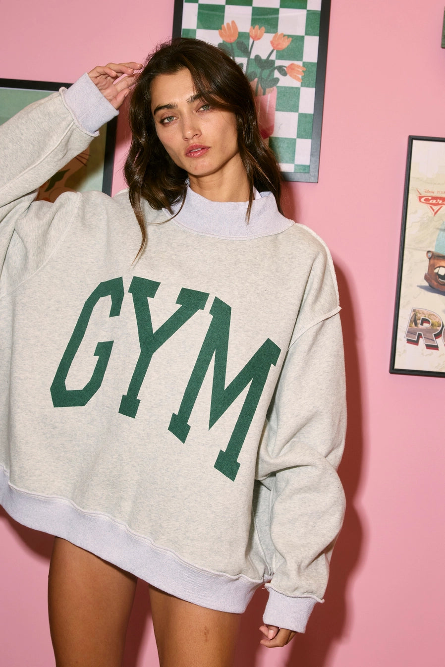 Gym & Bed Reversible Mockneck- PRE ORDER