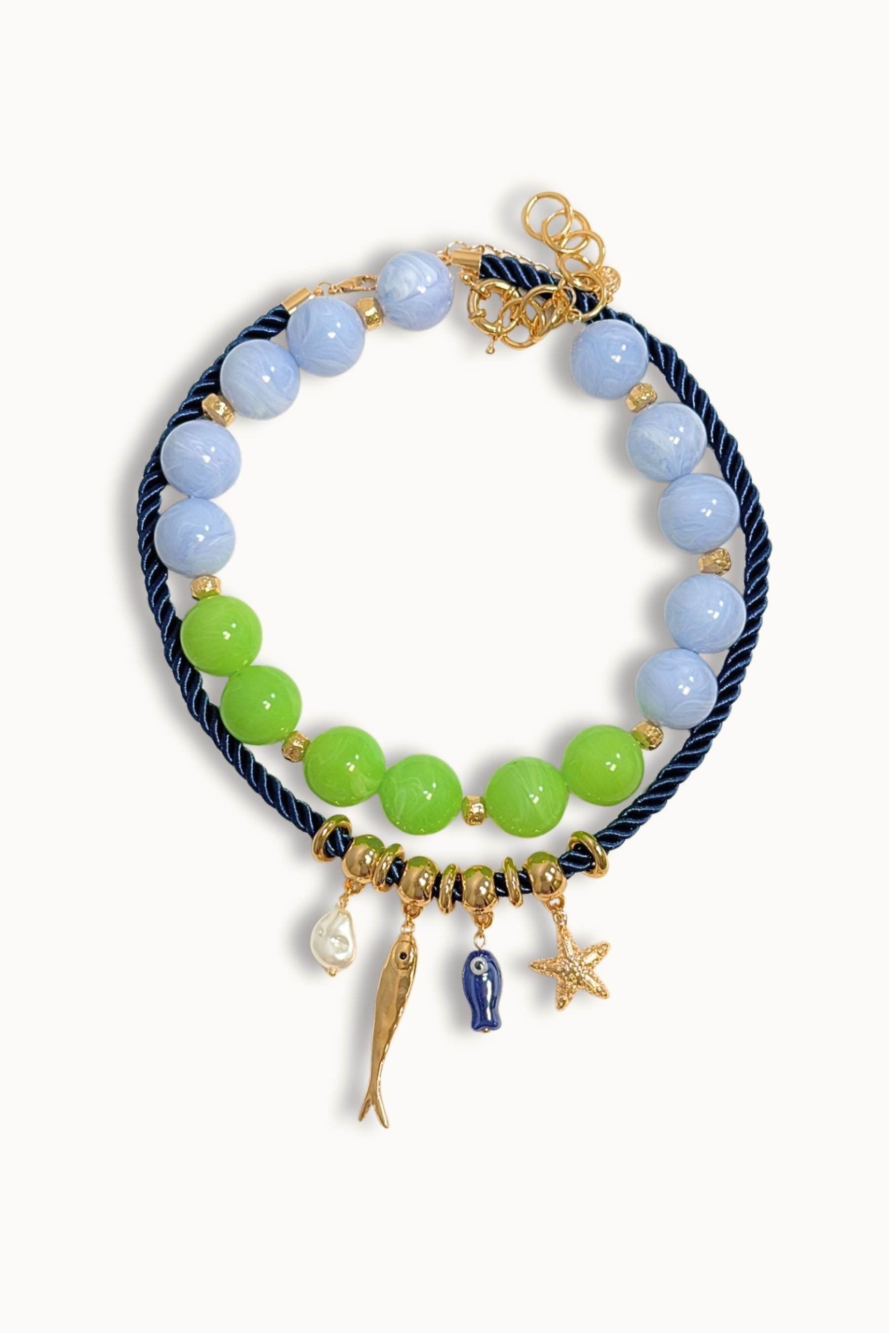 Limón y Mar Necklace Set