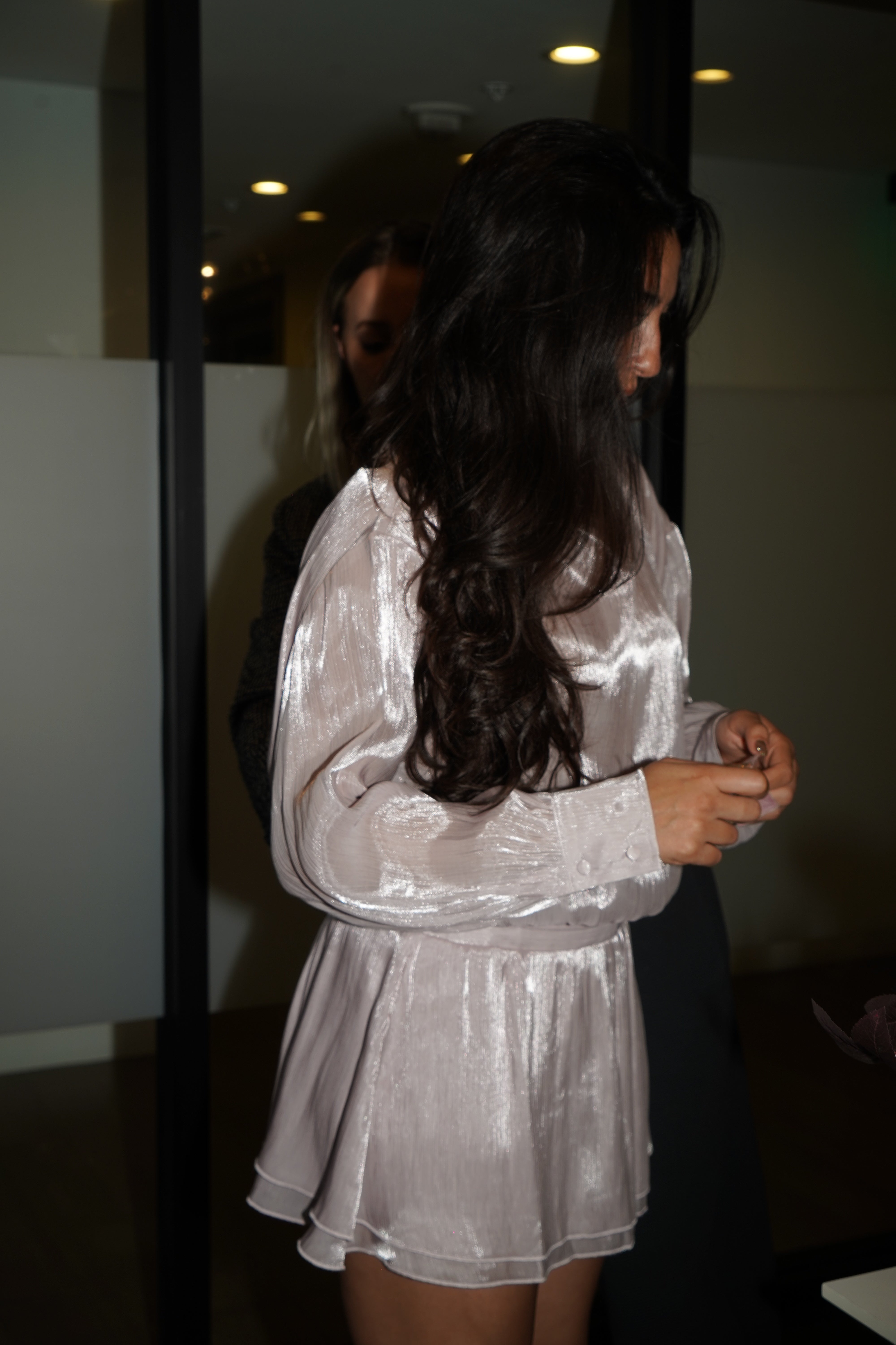 THE SIREN OPEN BACK BLOUSE