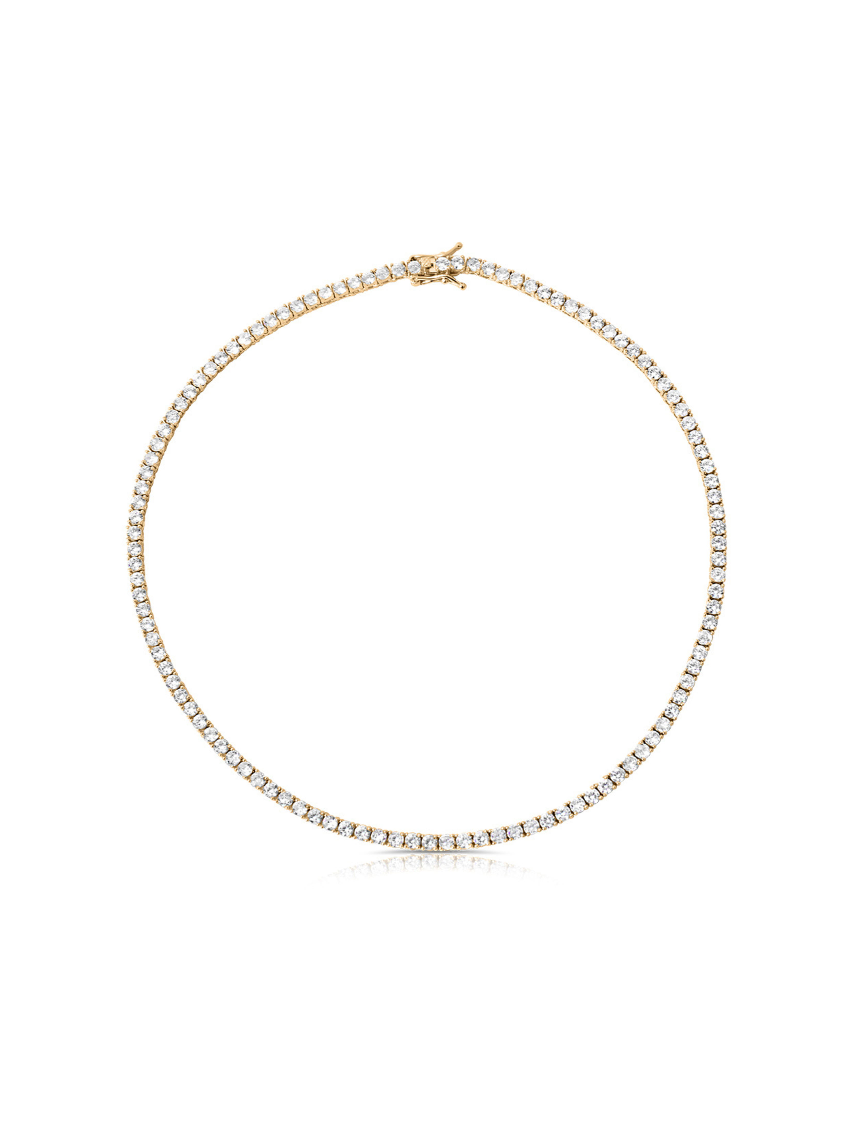 SIX FIGURE TENNIS NECKLACE