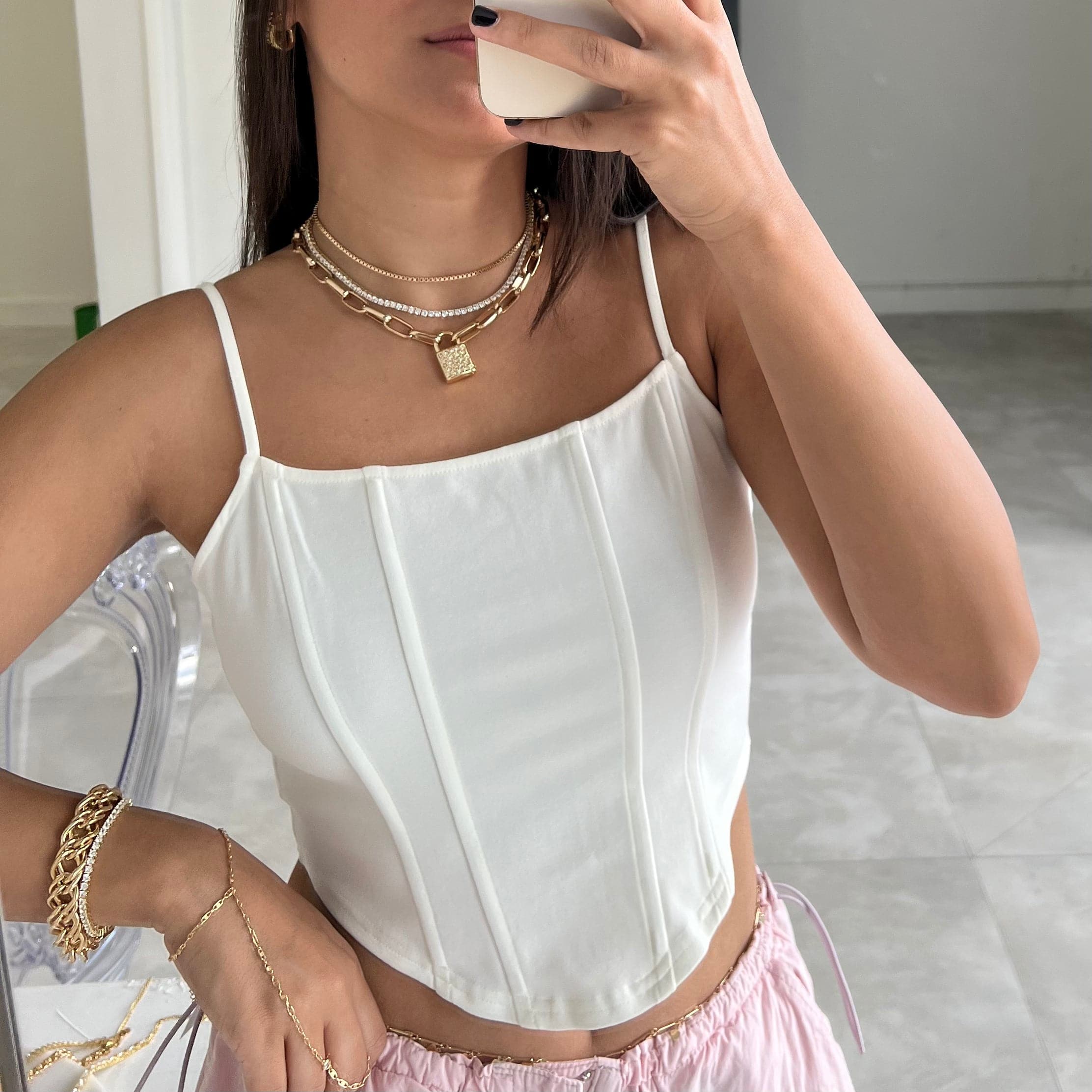 SIX FIGURE TENNIS NECKLACE