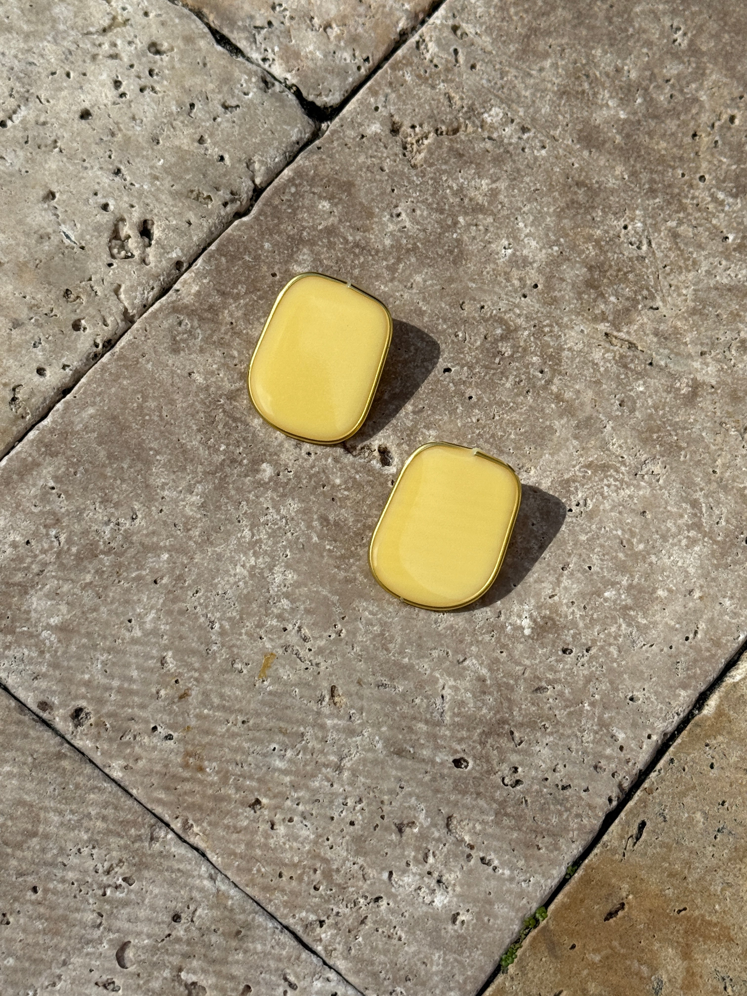 Mini Lemon Stud Earrings