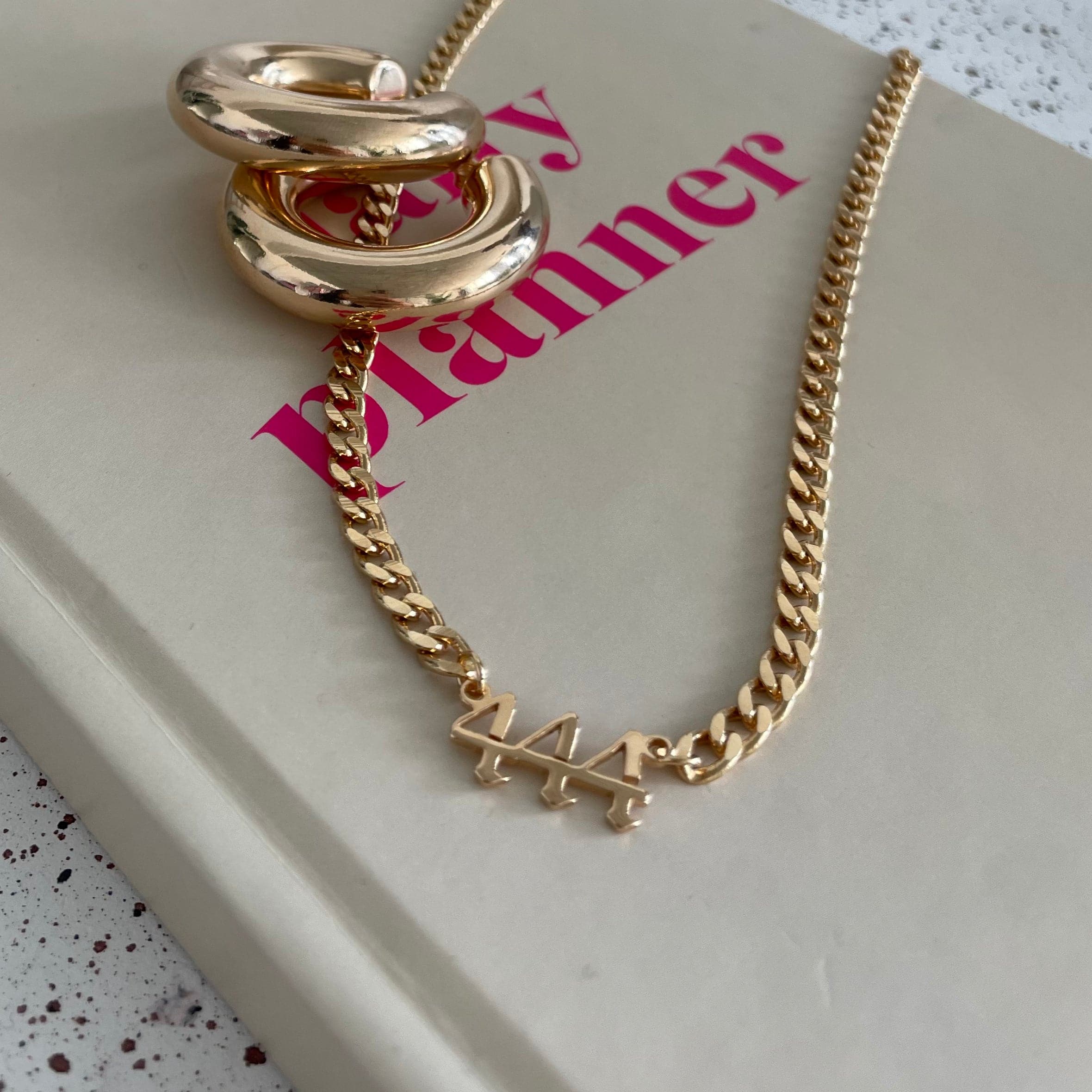 ANGEL NUMBER 444 NECKLACE