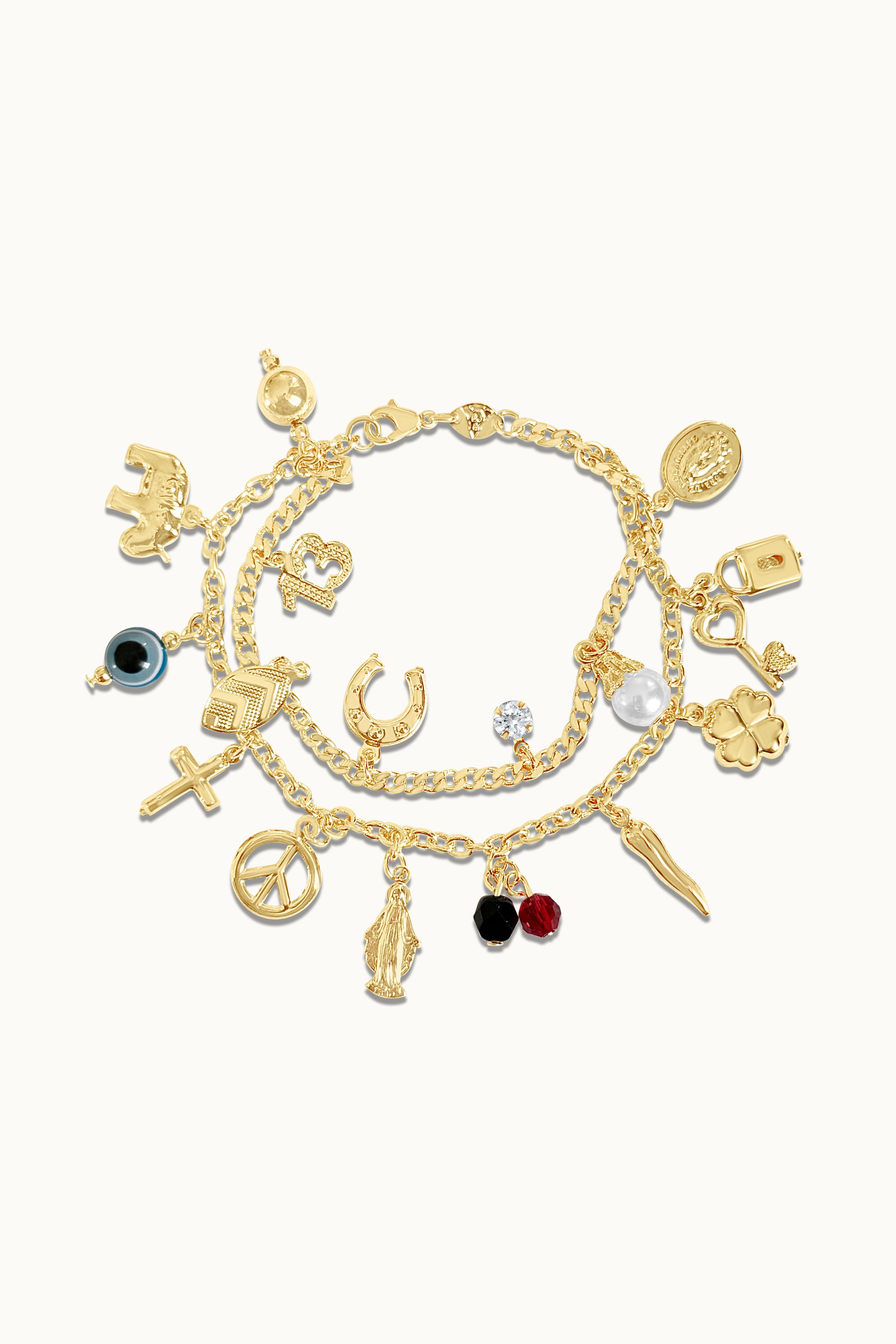 SHES SO LUCKY CHARM BRACELET