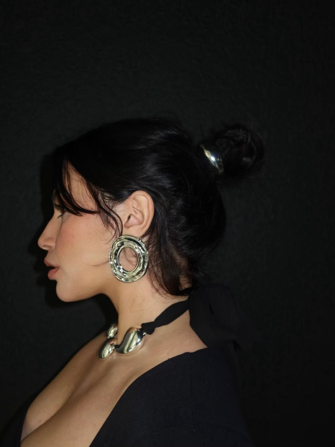 LOOPED IN STATEMENT EARRINGS