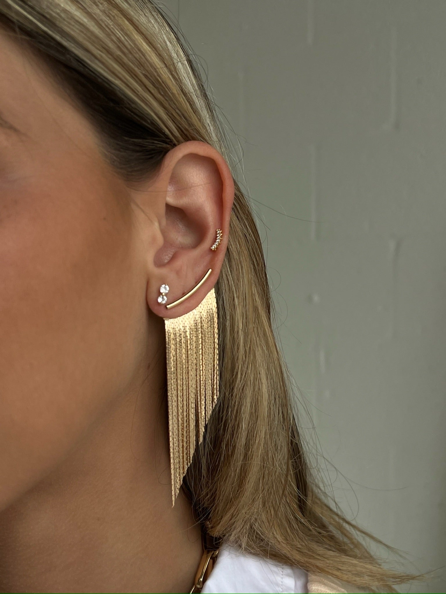INFINITY DIAMOND STUDS