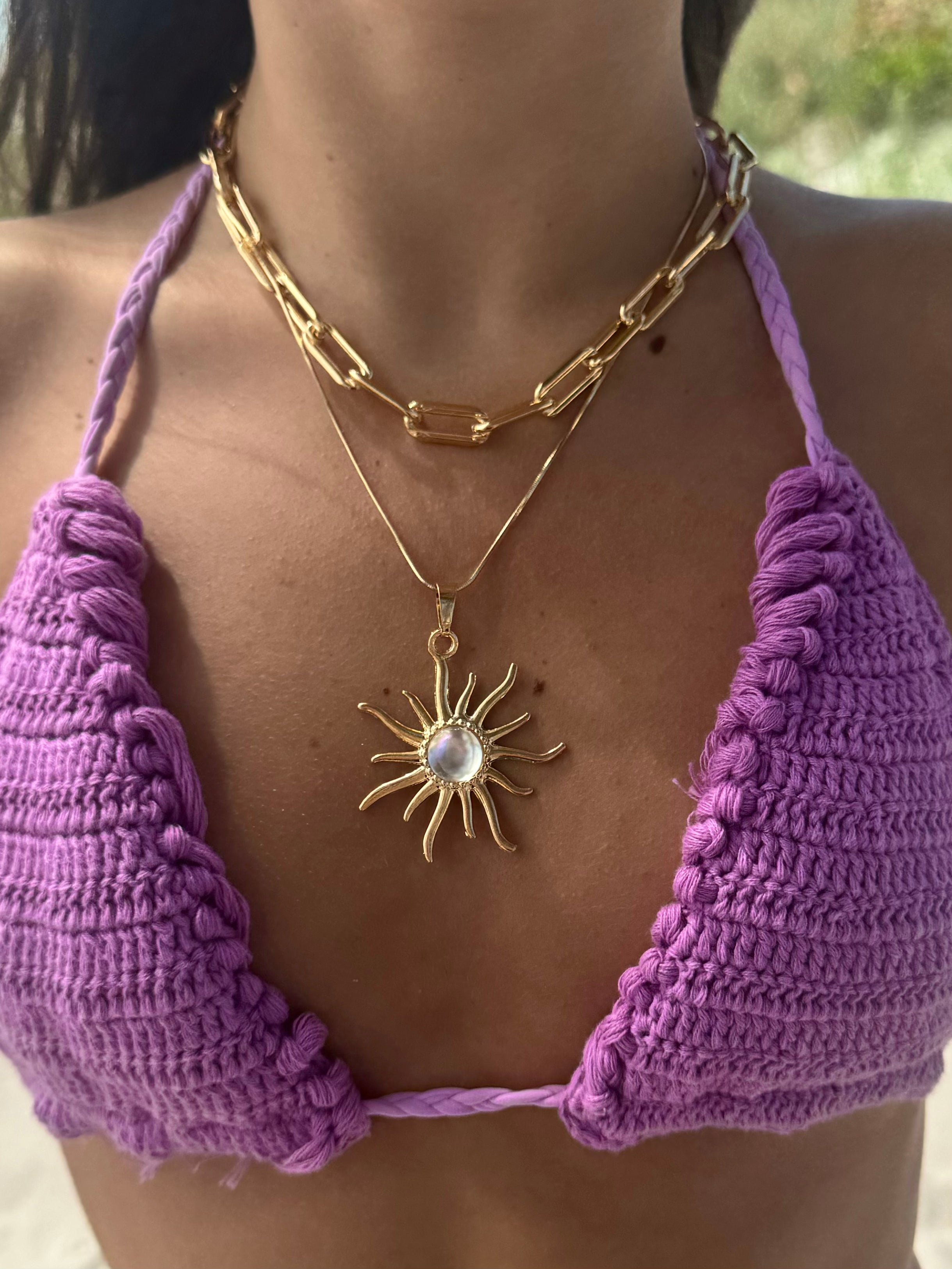 Mermaid Sun Necklace