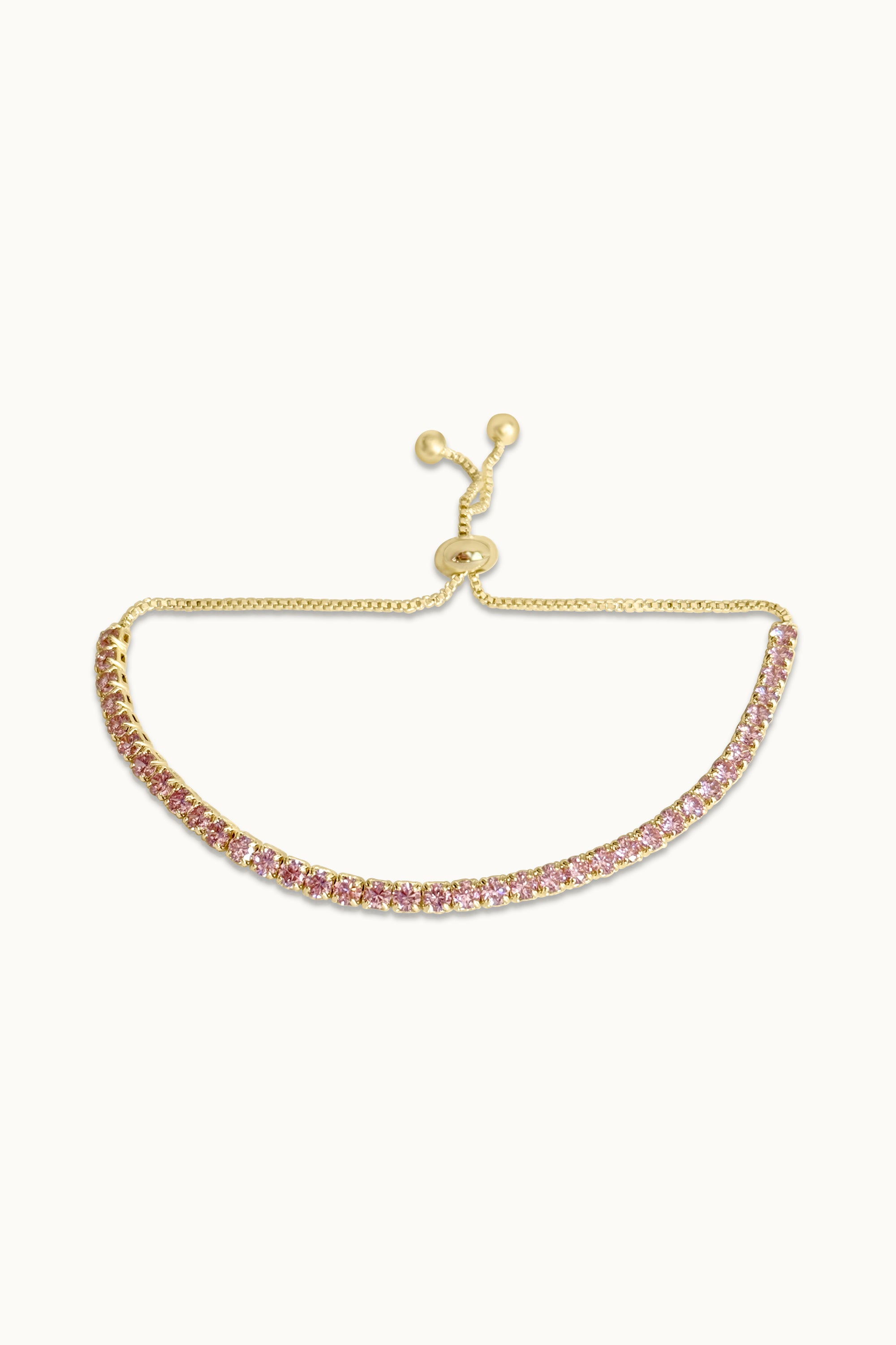 IMITATION PINK SAPPHIRE BOLO