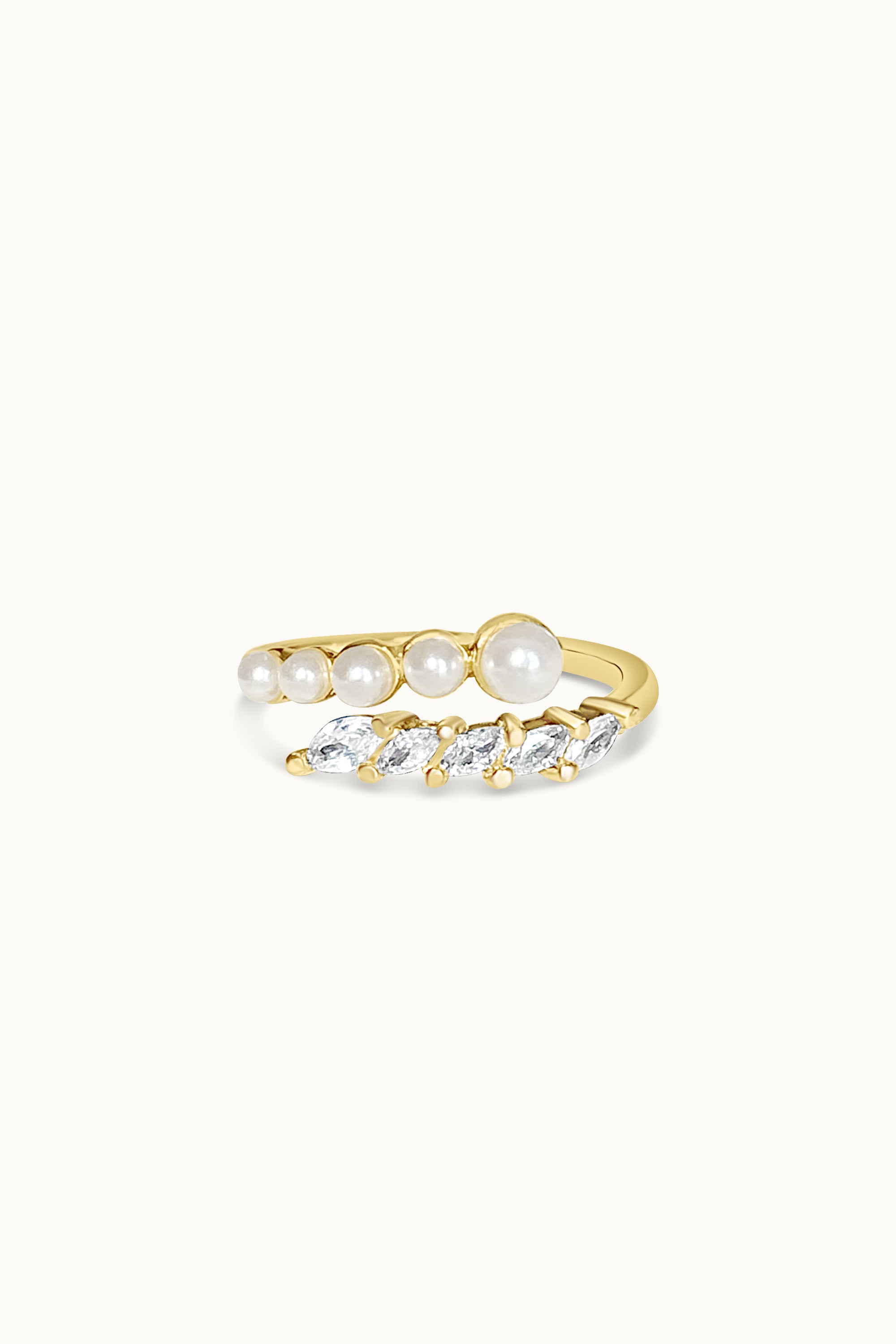 PEARL & KRYSTAL RING