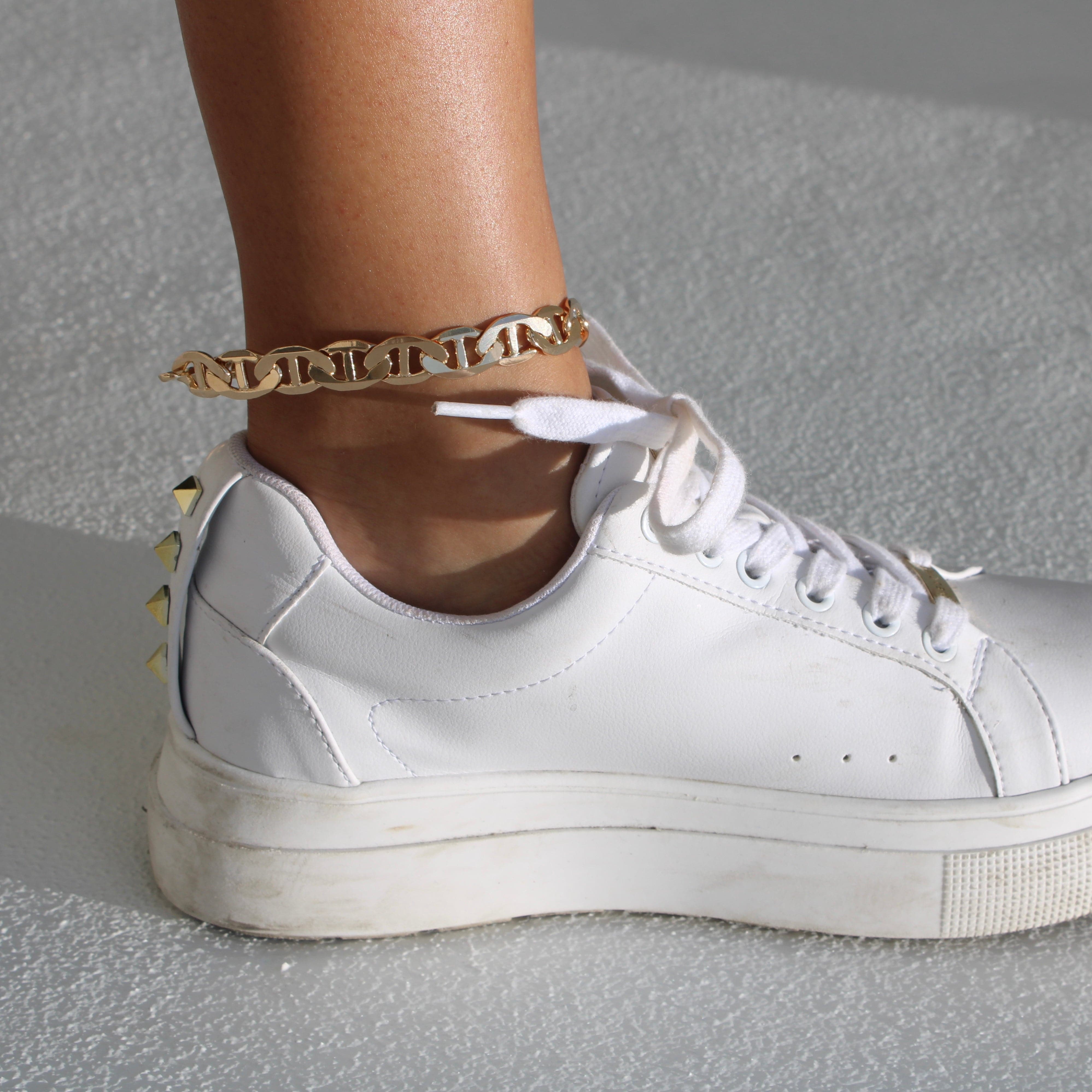 HEAVY LINK ANKLET