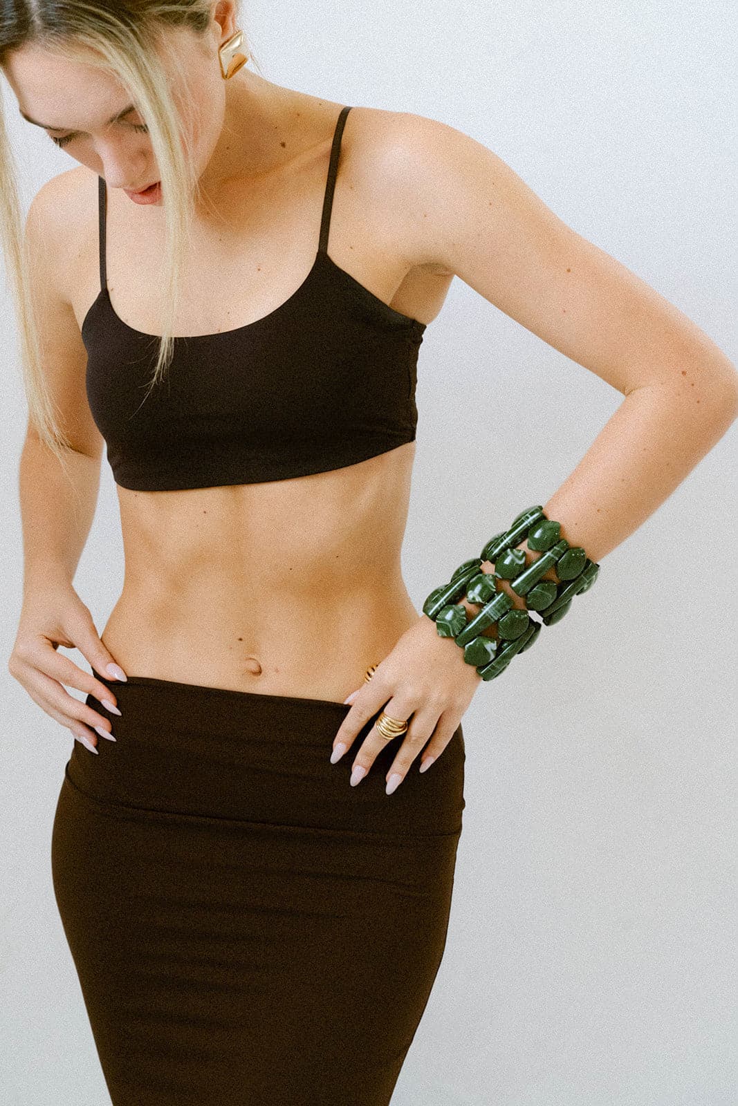 OLIVE STRETCH BRACELET