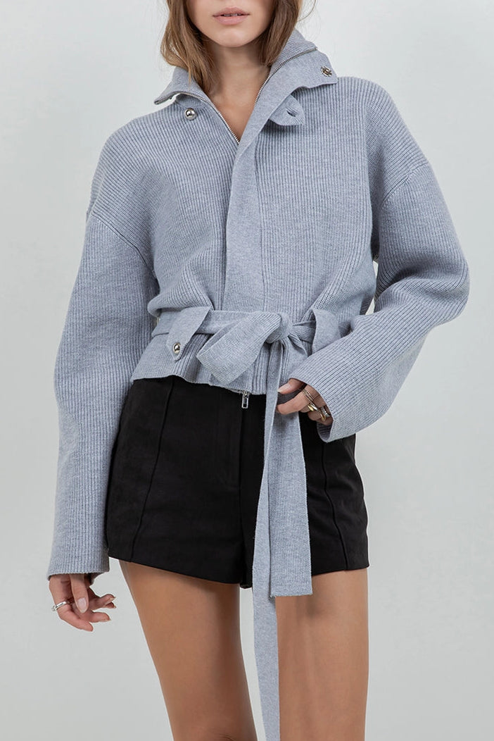 SCULPTED KNIT JACKET