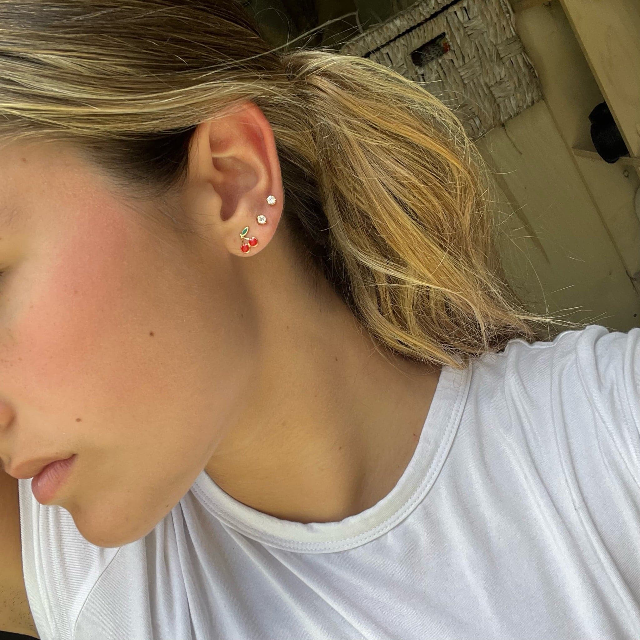 Cherry On Top Studs - Kasa Karly