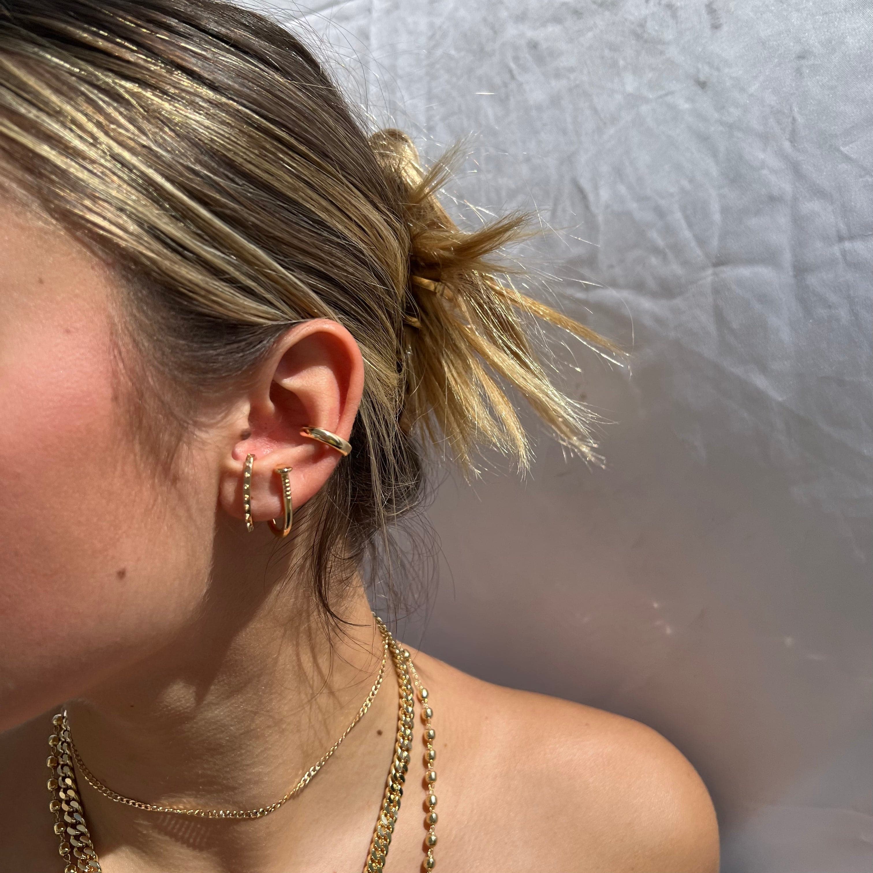 Kurved Nail Earrings - Kasa Karly