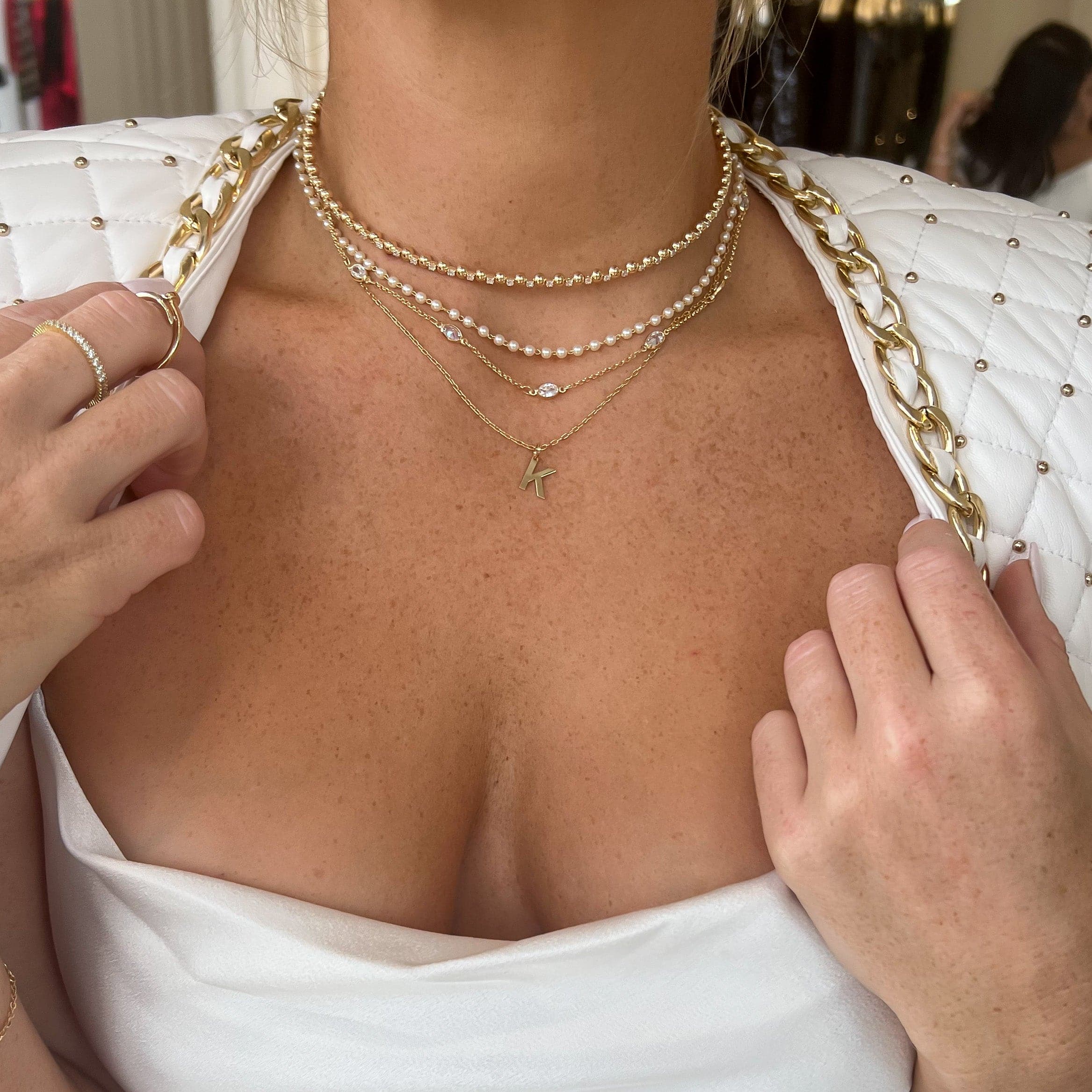 Dainty Pearl Necklace - Kasa Karly
