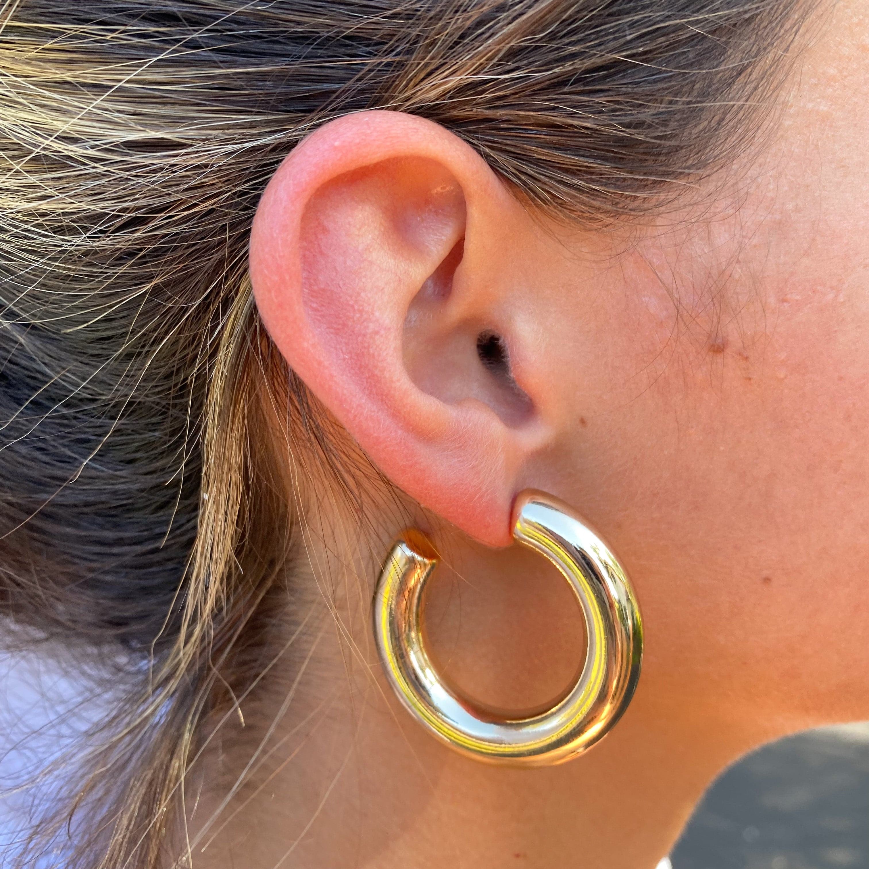 Chunky Half Hoops - Kasa Karly