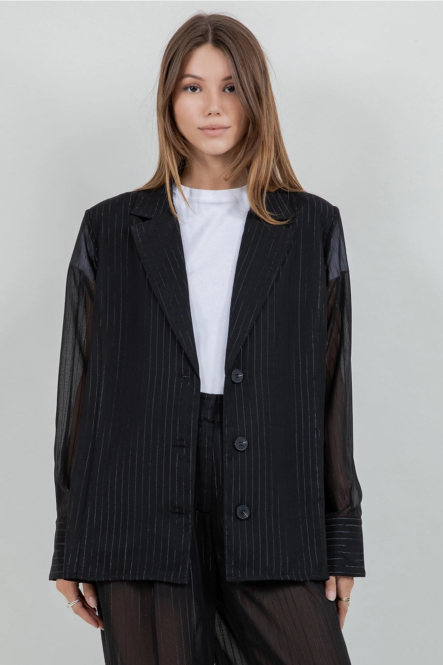 Mesh Tailored Blazer