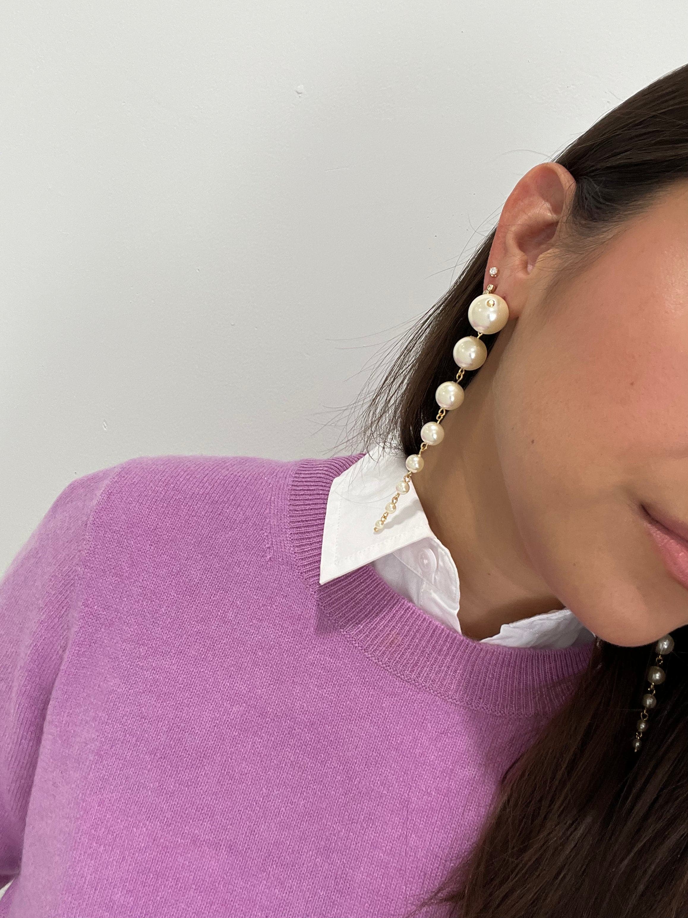 Socialite Pearl Earrings