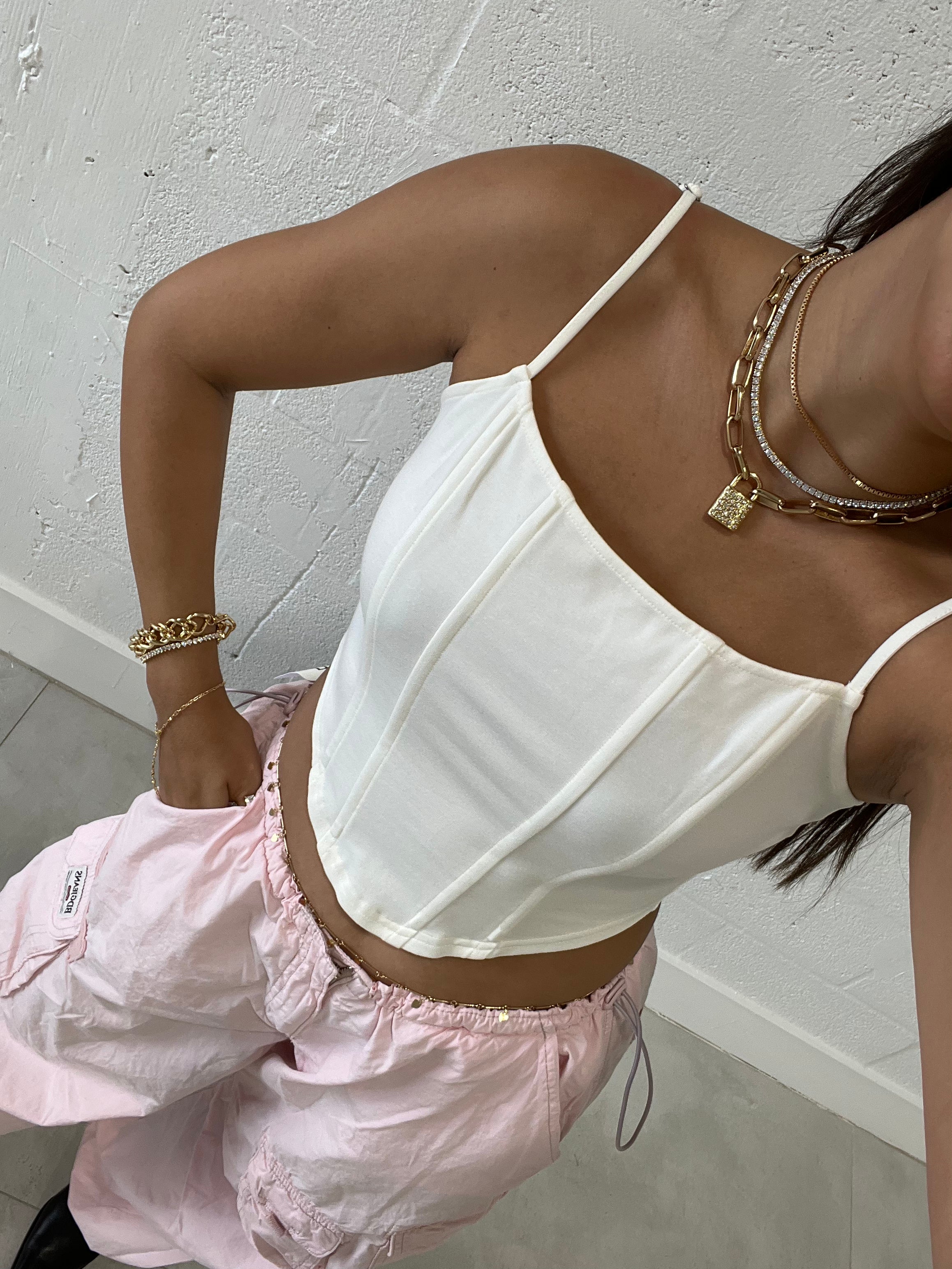 SIX FIGURE TENNIS NECKLACE