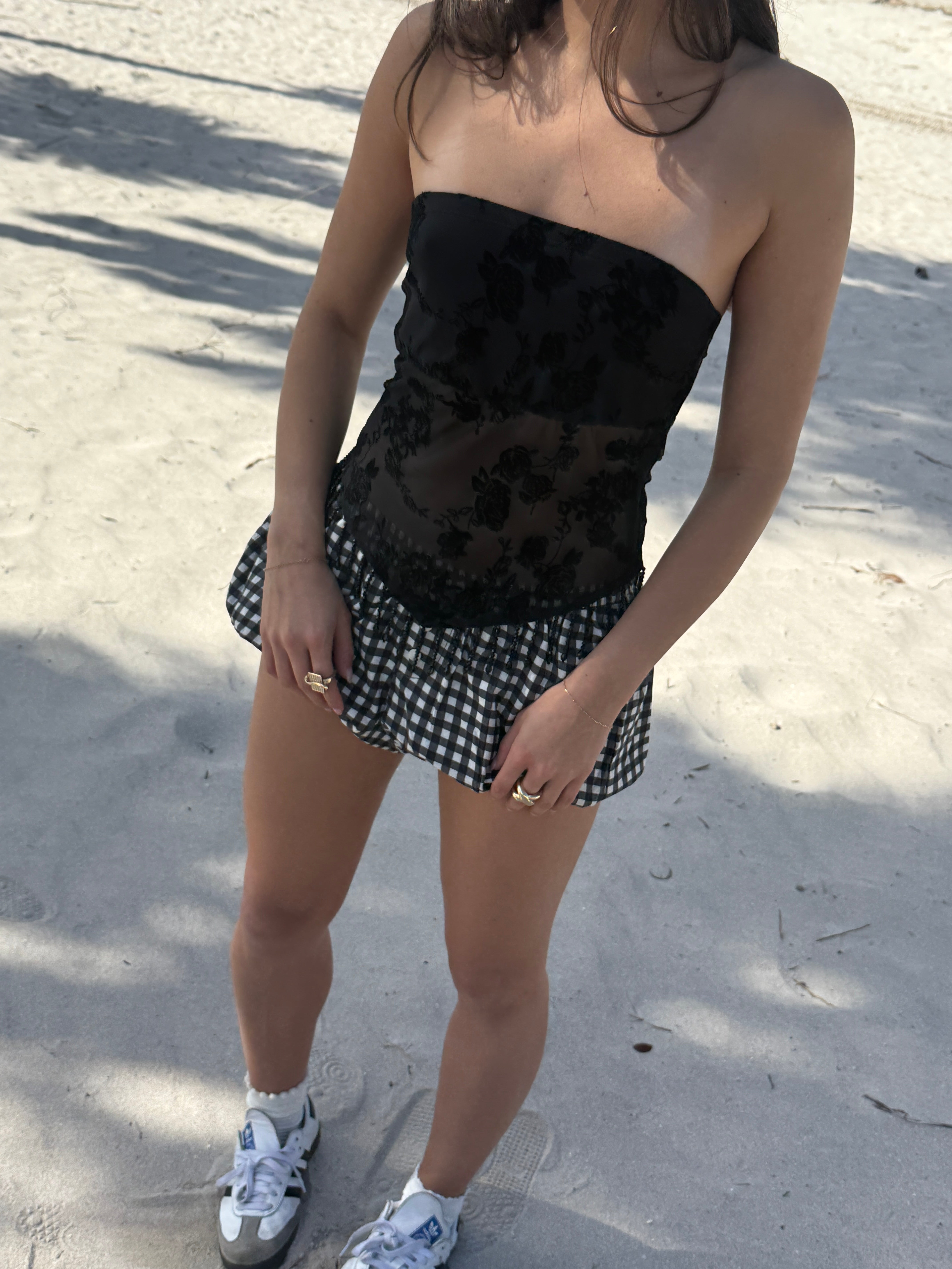 La Rosa Mesh Top
