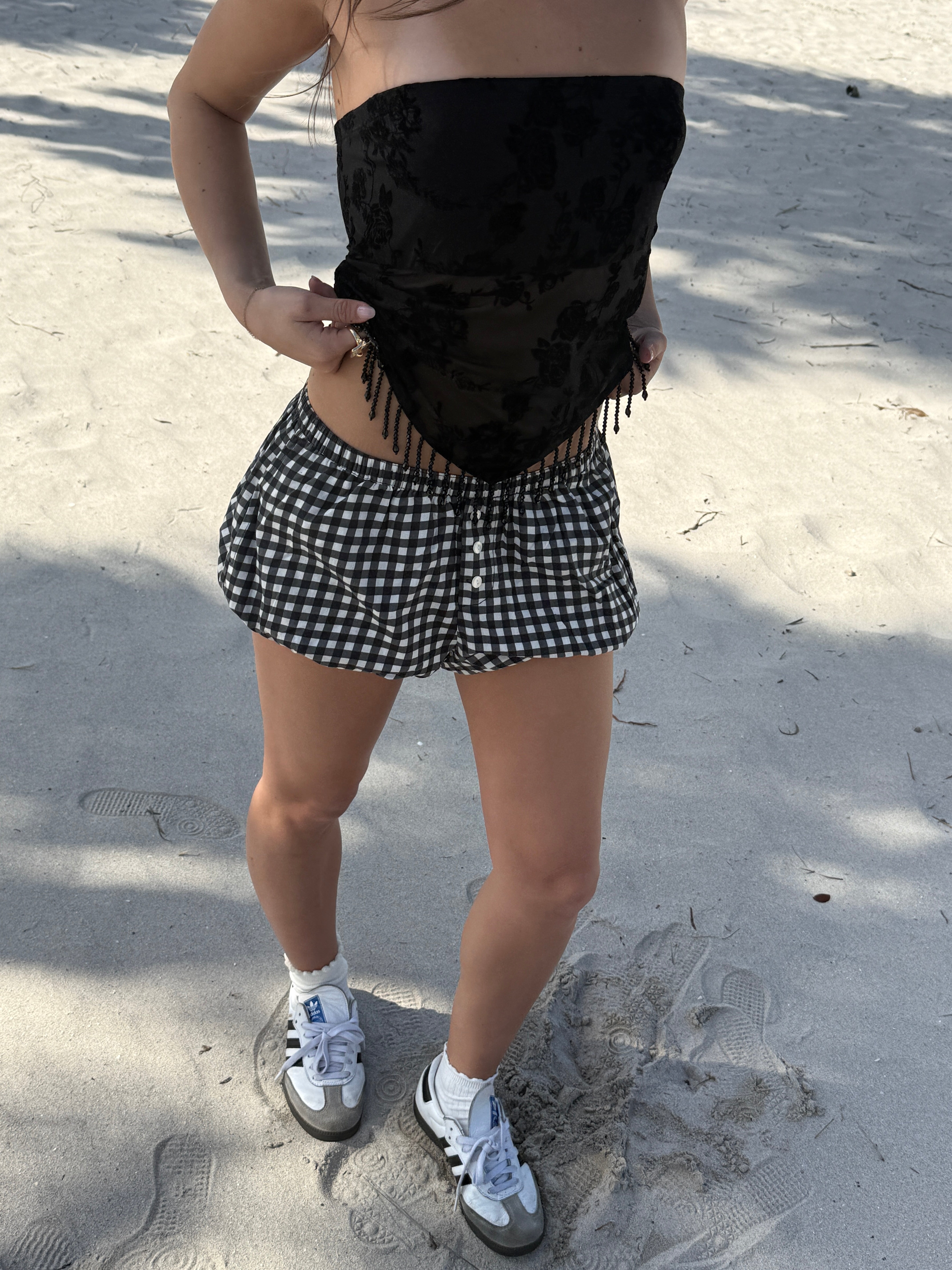 La Rosa Mesh Top