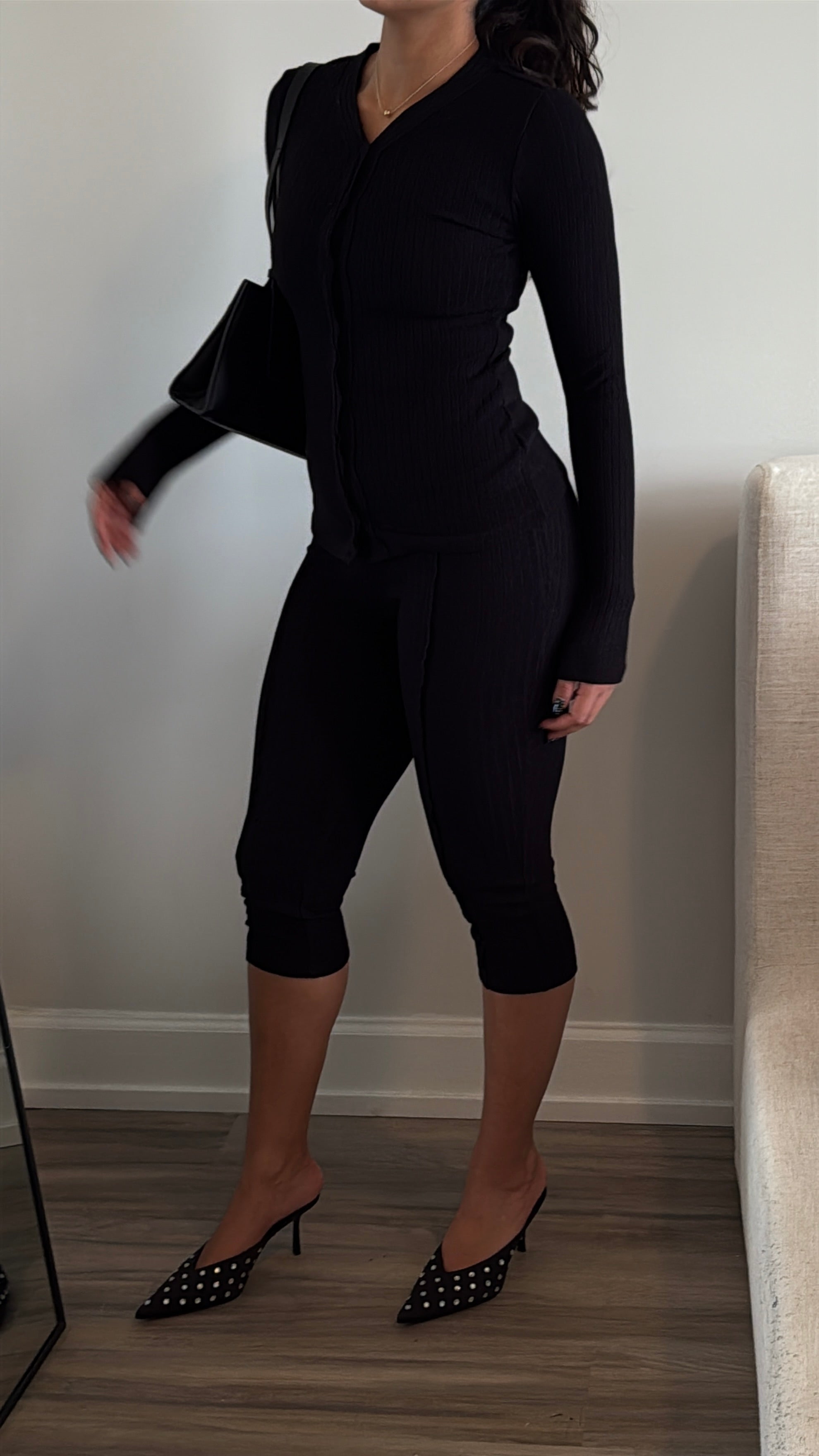 CARDIGAN + KAPRI SET