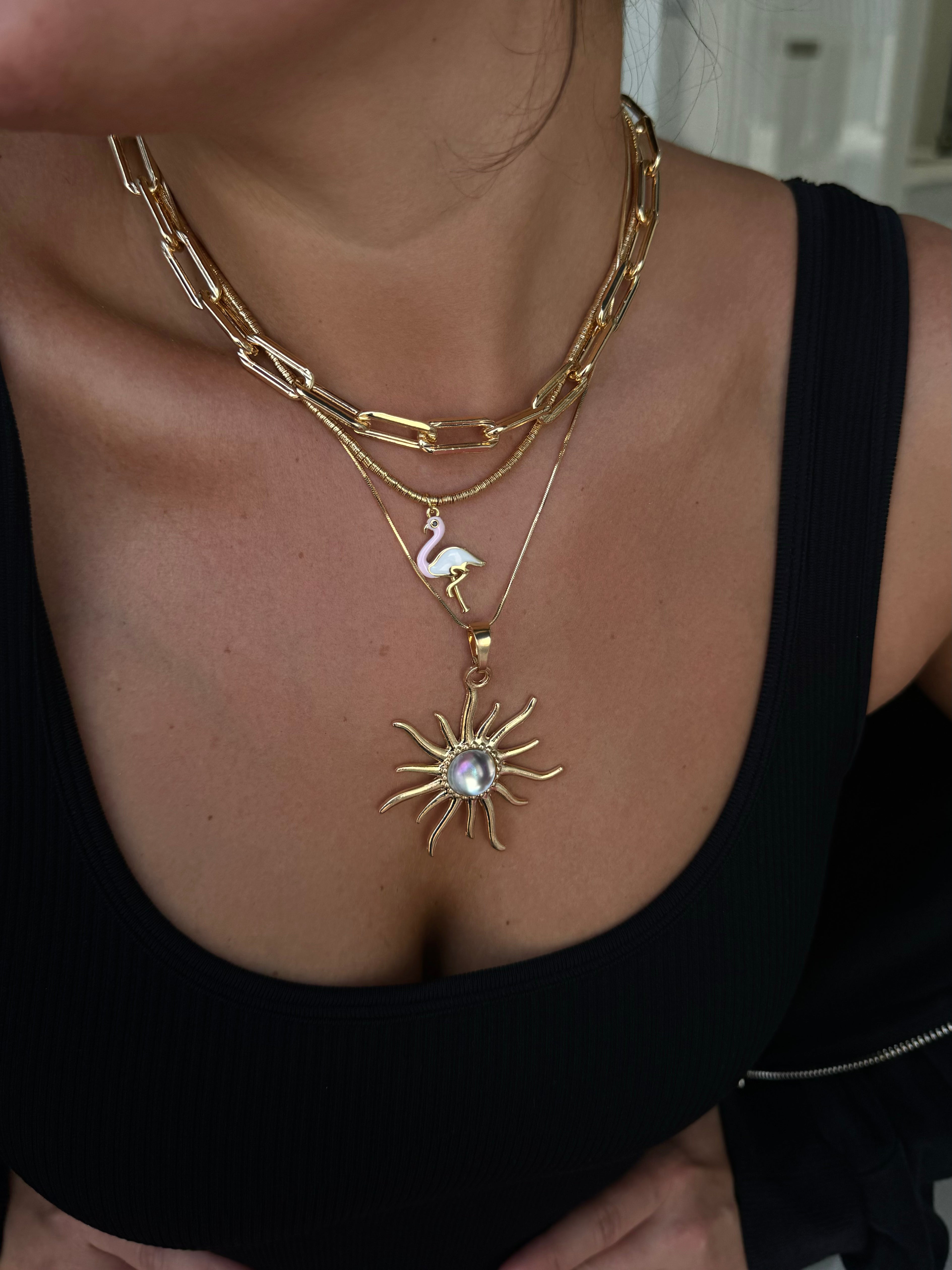 MERMAID SUN NECKLACE