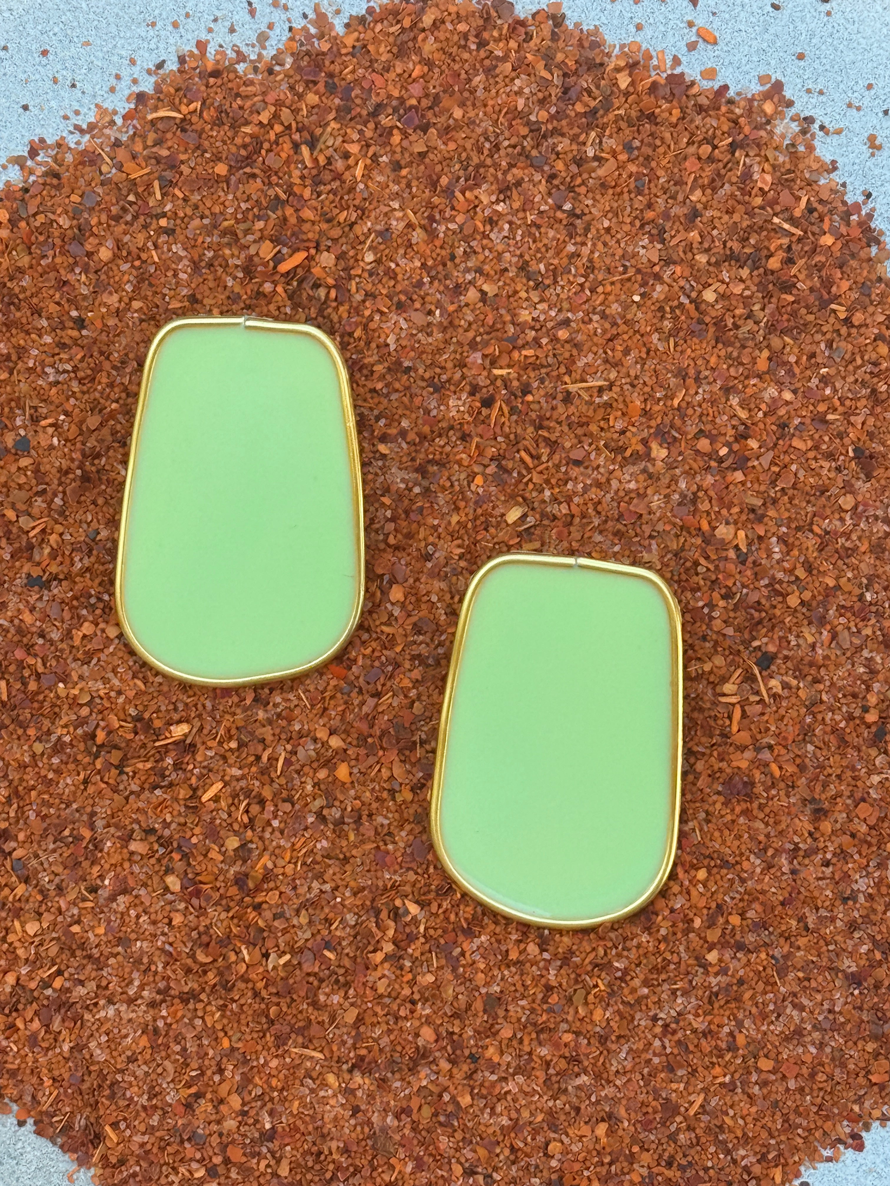 Hint of Lime Earrings