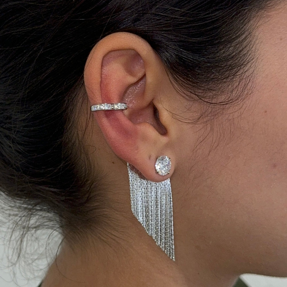 4EEN7BGCRY Bright Gold Samara Dangle Crystal Earrings main image 1