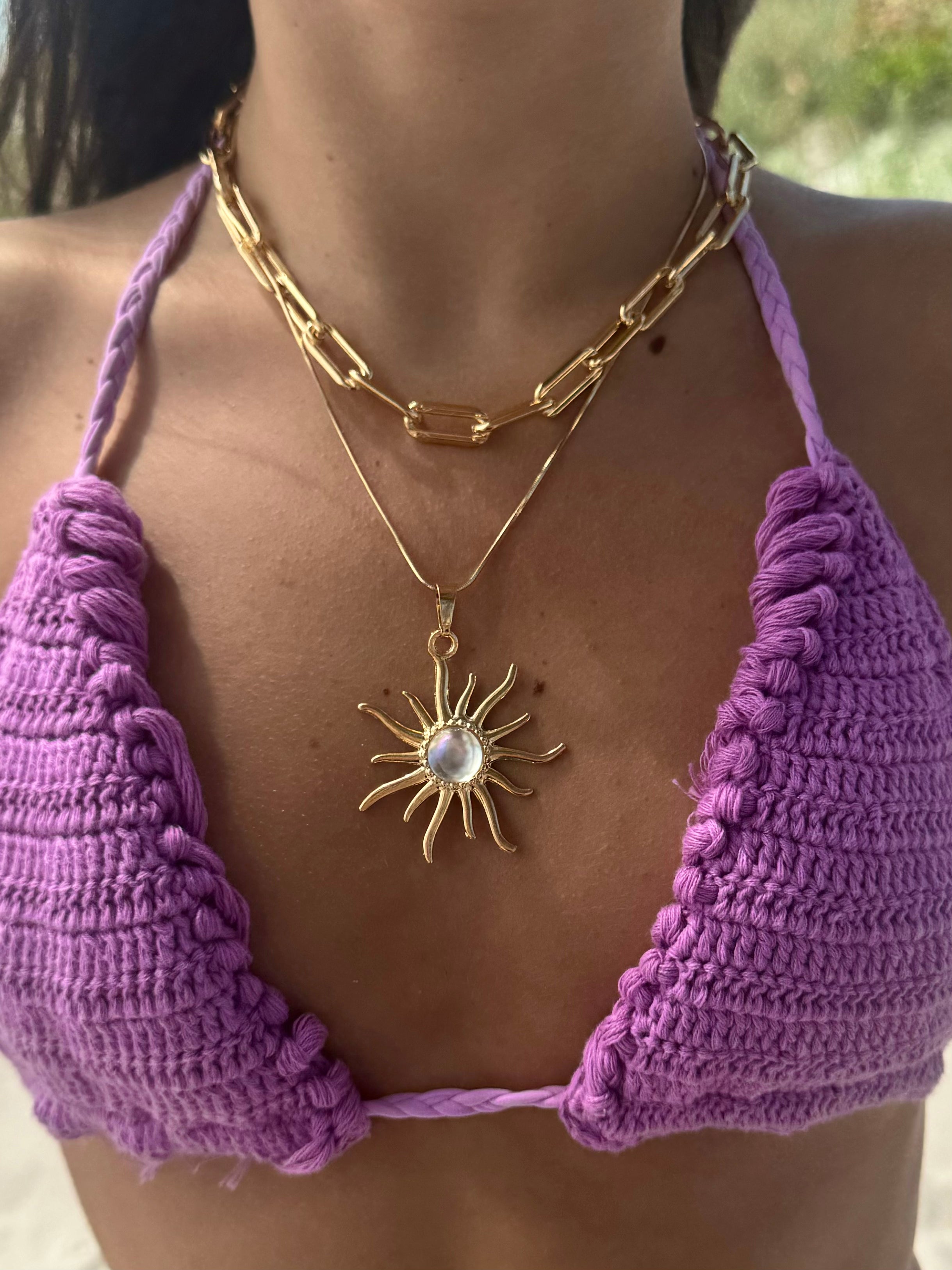 MERMAID SUN NECKLACE