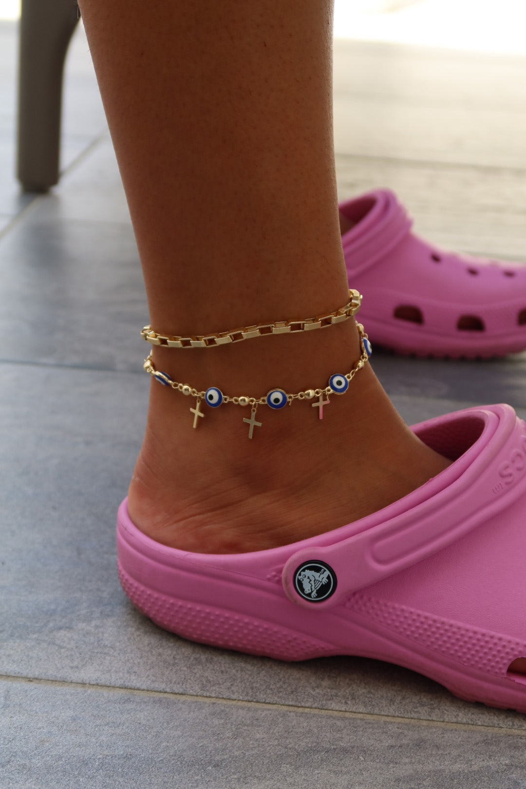 HEAVY METAL ANKLET