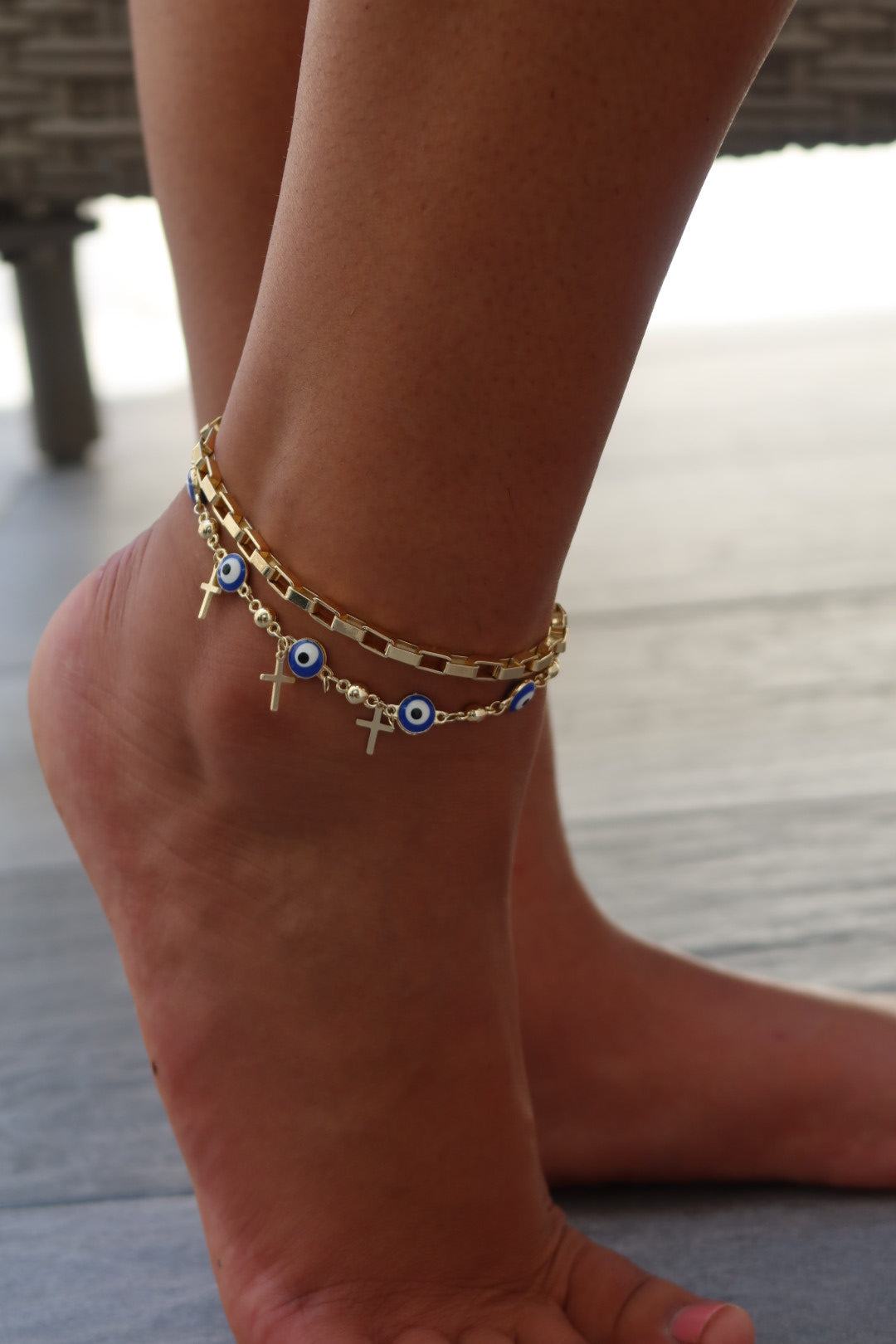 HEAVY METAL ANKLET