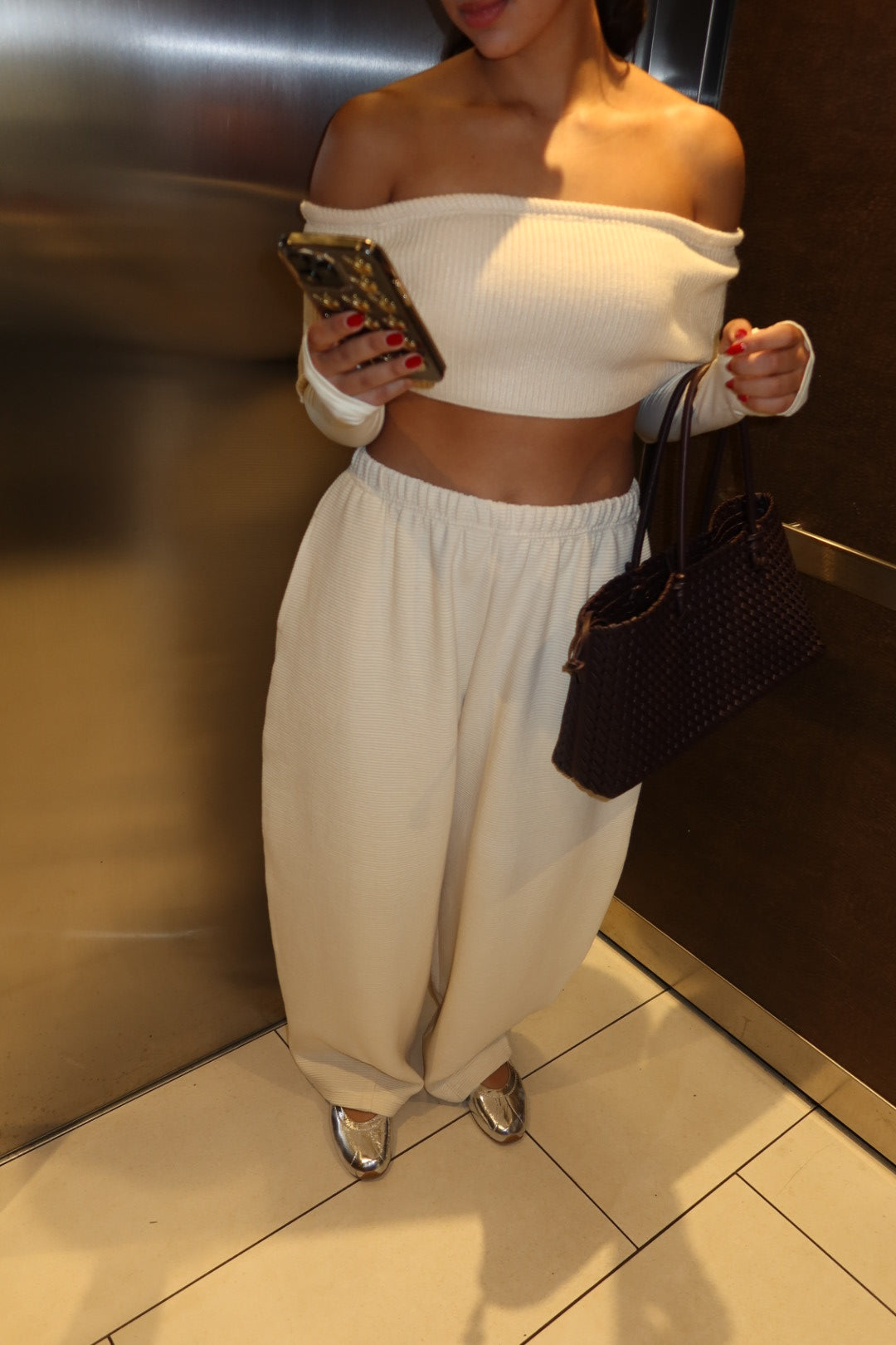 Khloé Ivory Crop