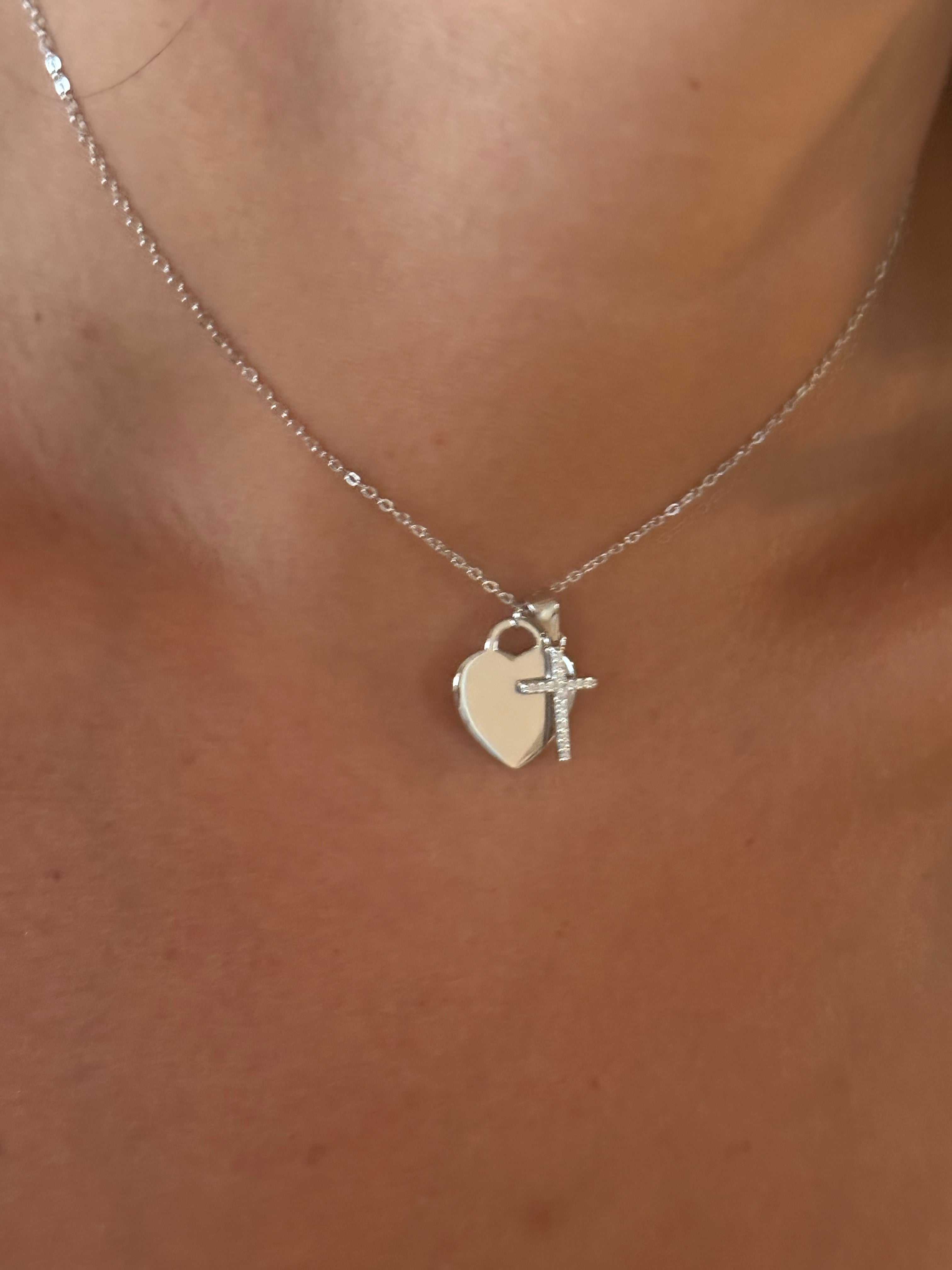 HEART & HALO NECKLACE