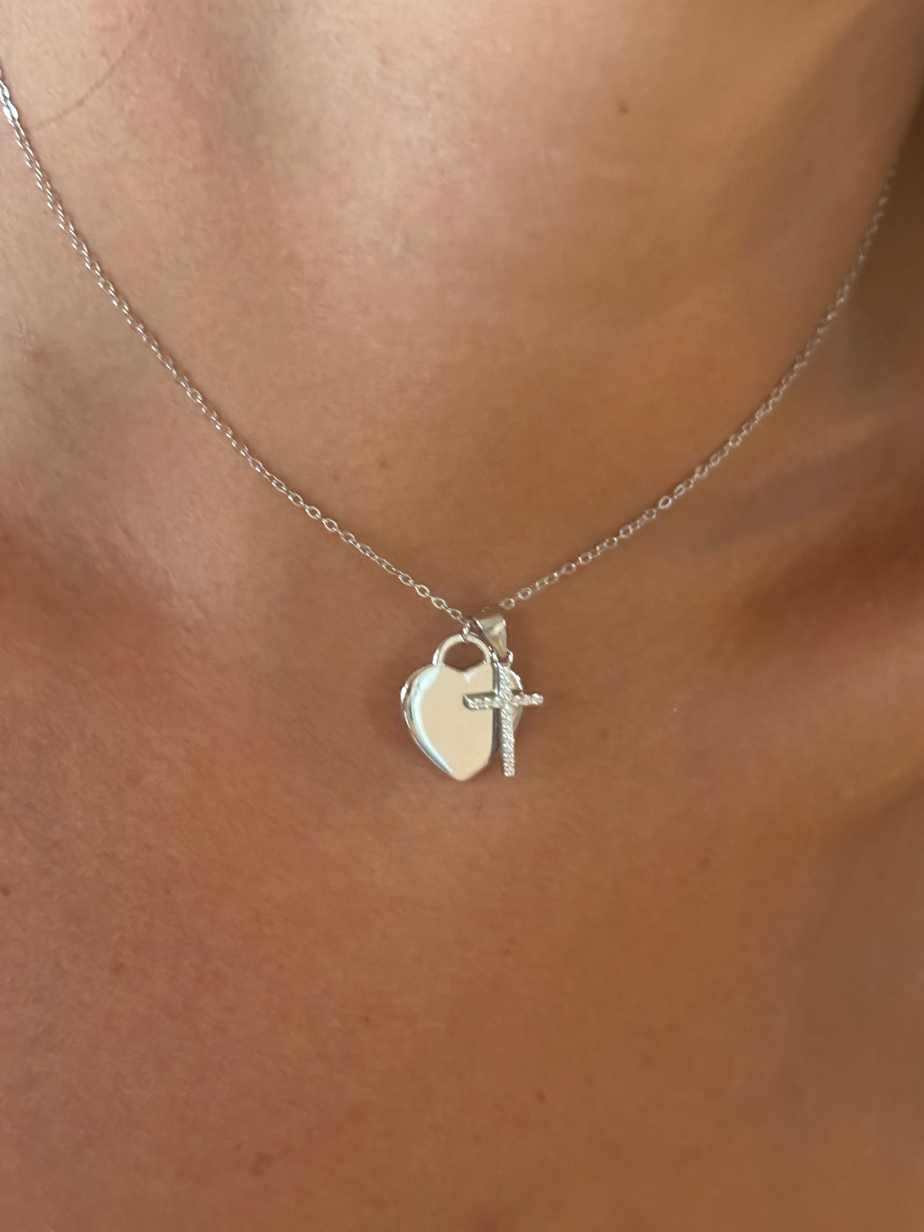 HEART & HALO NECKLACE
