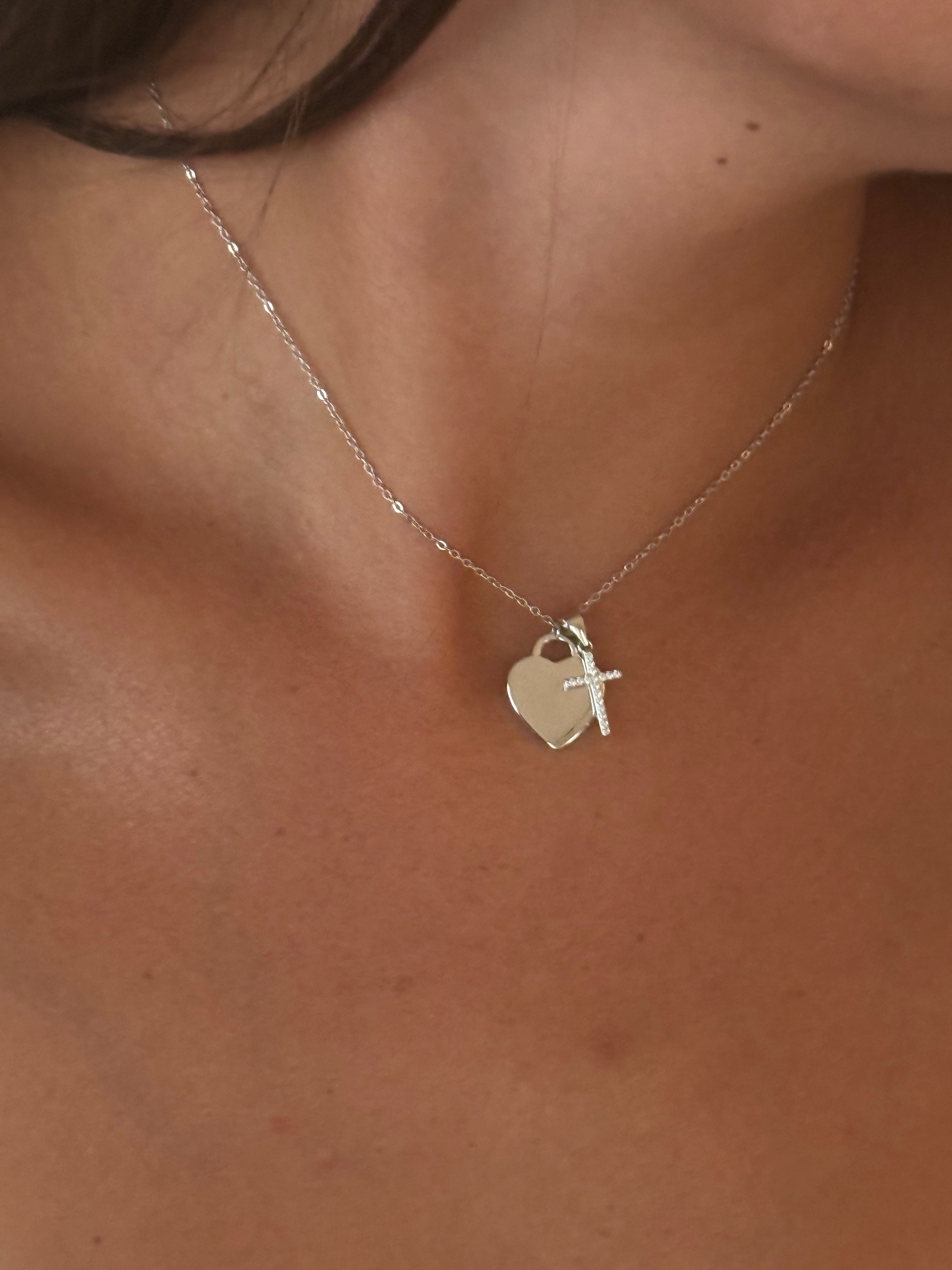 HEART & HALO NECKLACE