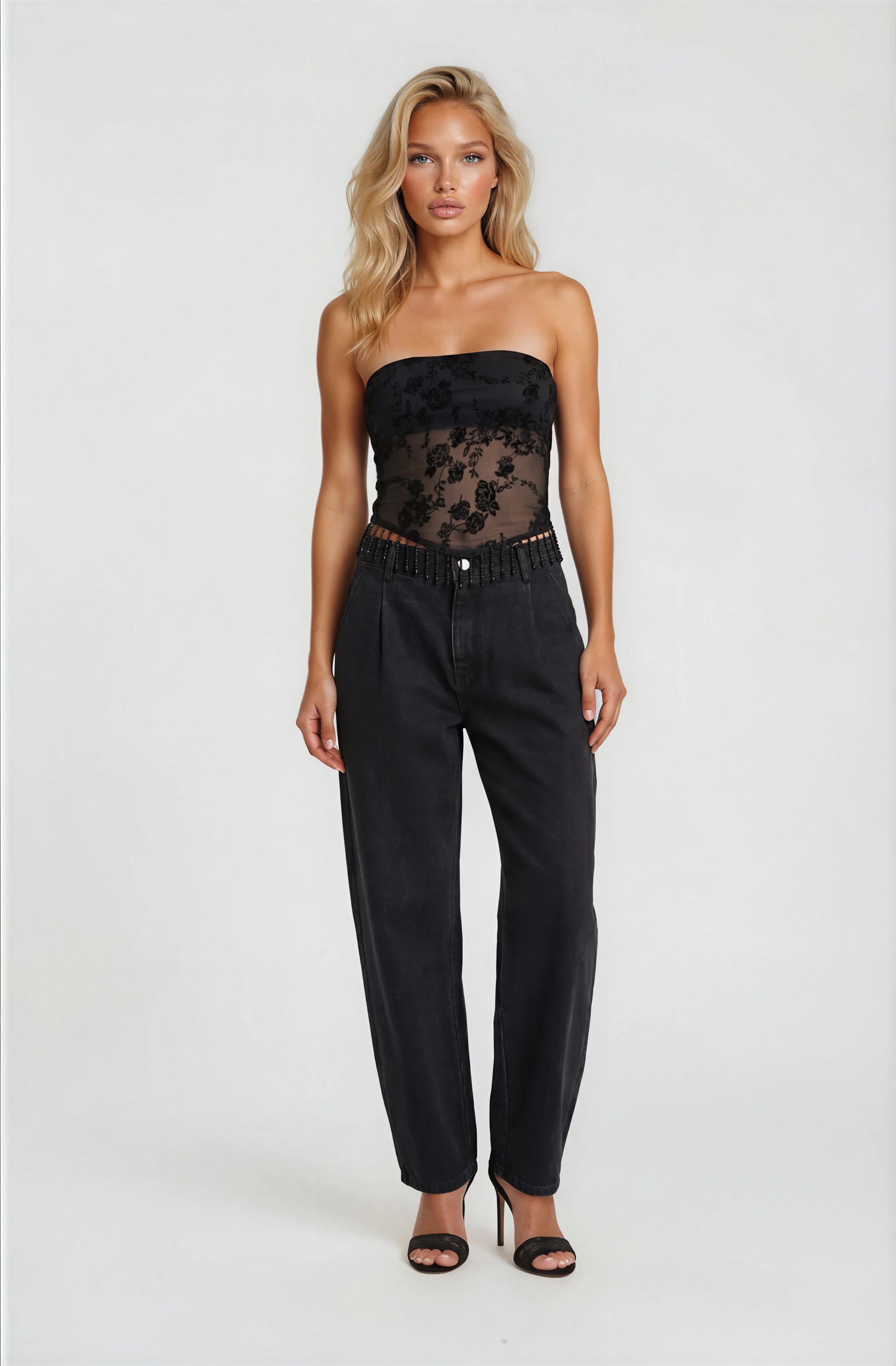 La Rosa Mesh Top