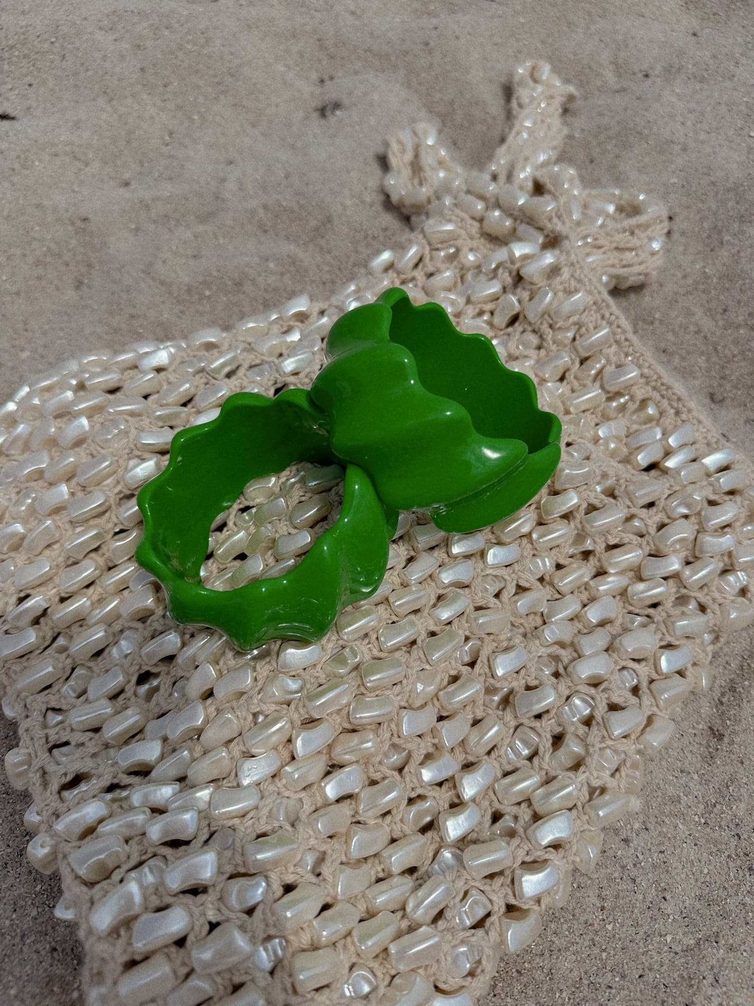 LIME ACRYLIC BANGLE