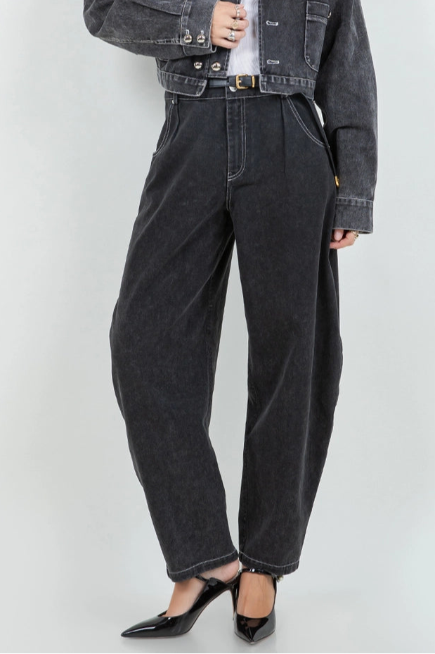 Cotton Barrel Pant