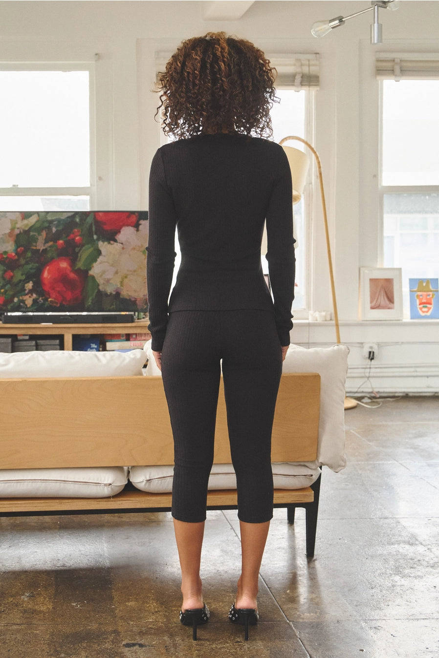 CARDIGAN + KAPRI SET