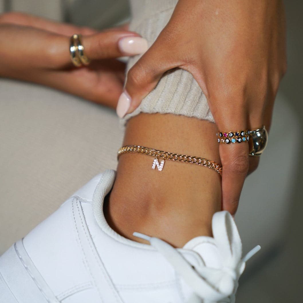 Kasa Karly Initial Anklet I