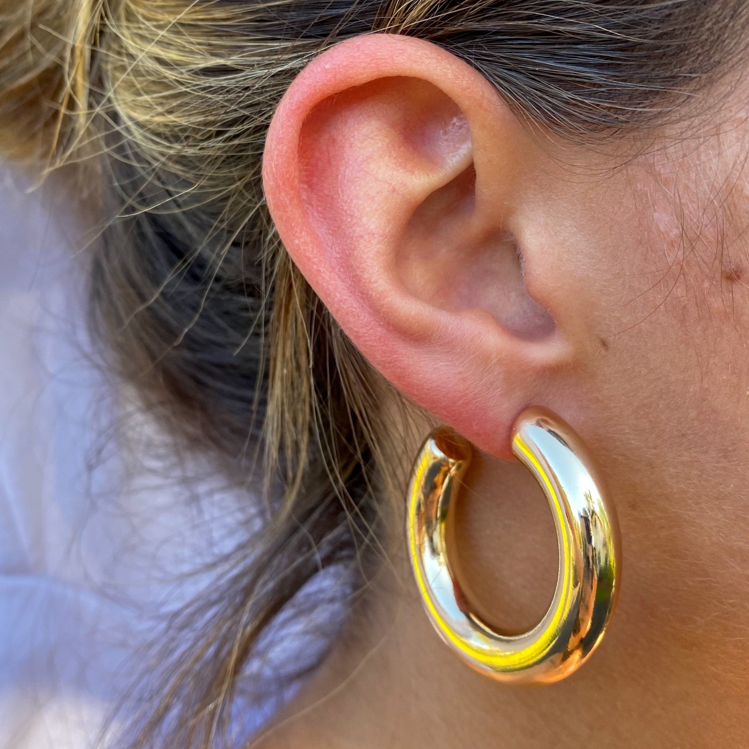 Chunky Half Hoops - Kasa Karly