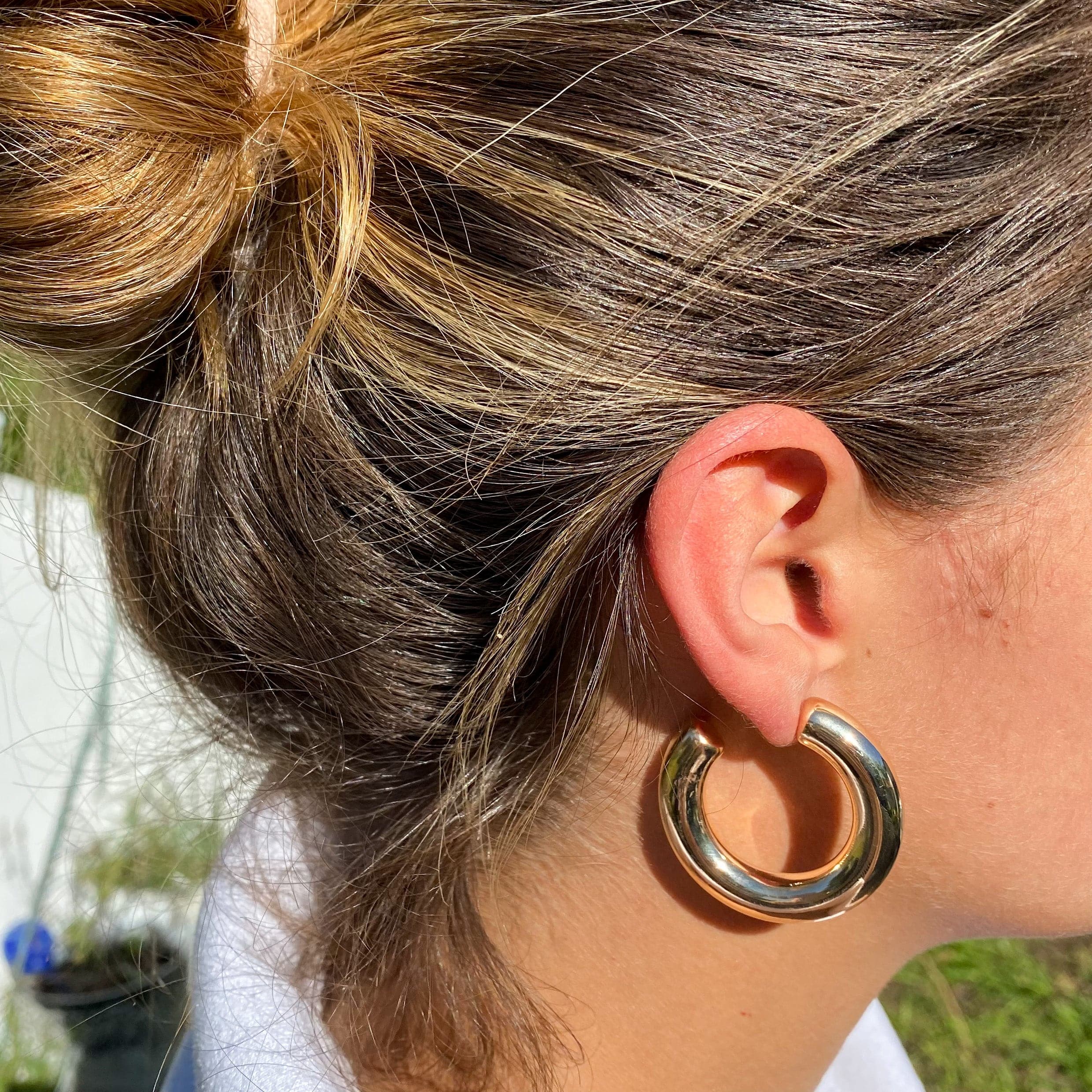 Chunky Half Hoops - Kasa Karly